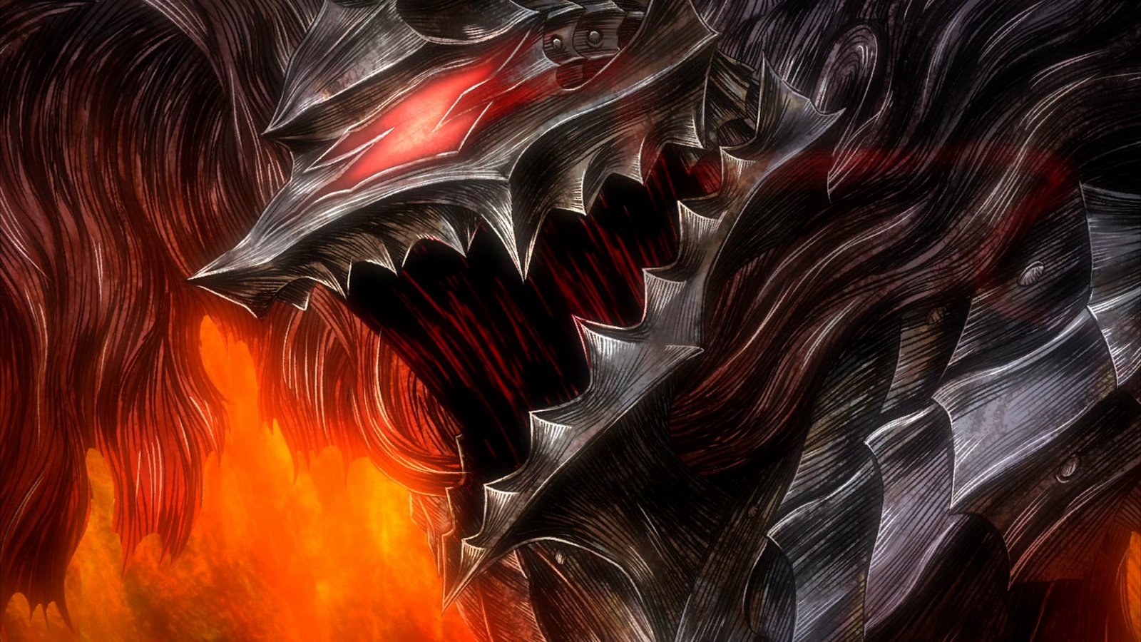 Berserk anime manga Guts black armor 2k