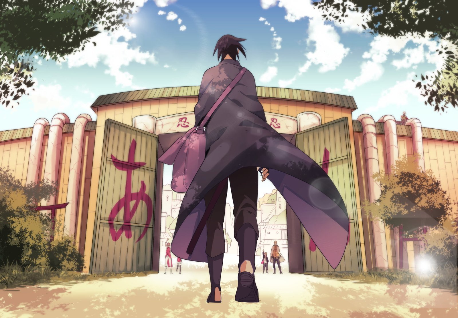 black haired anime character illustration Boruto Uzumaki 2k