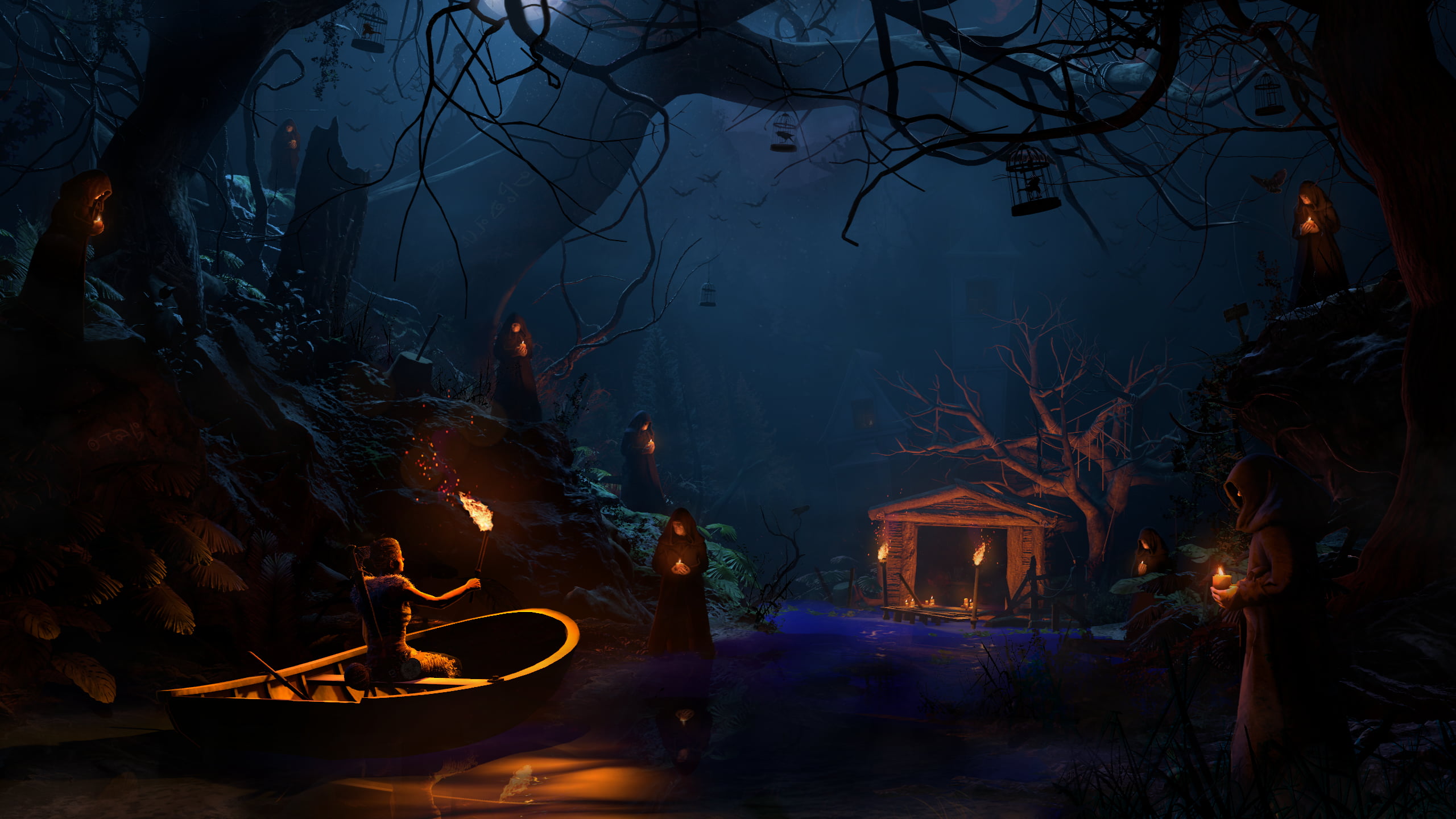 digital art artwork dark people fictional 2k