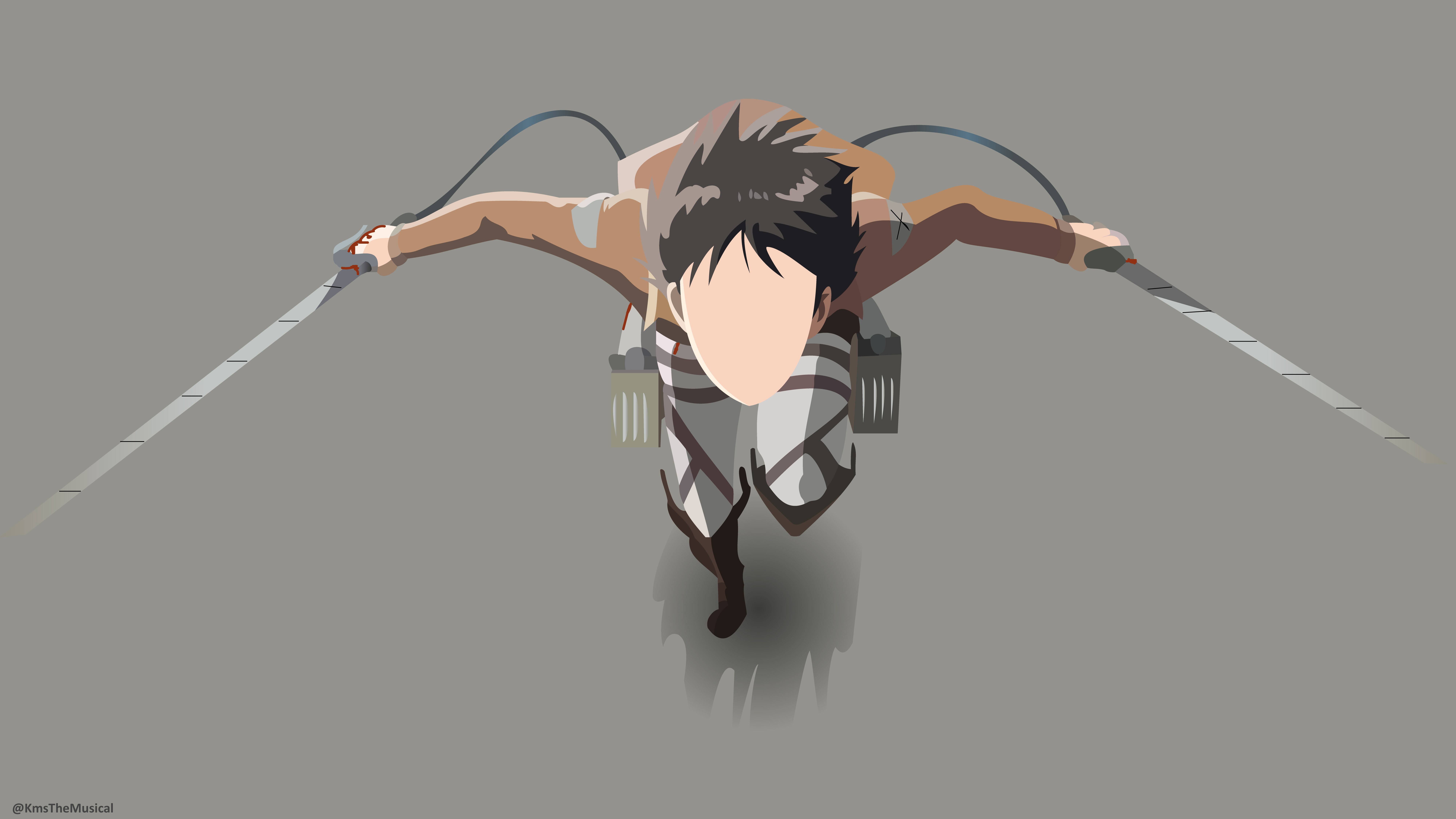 Eren Yeager Attack on Titan 2k 4k 5k 8k