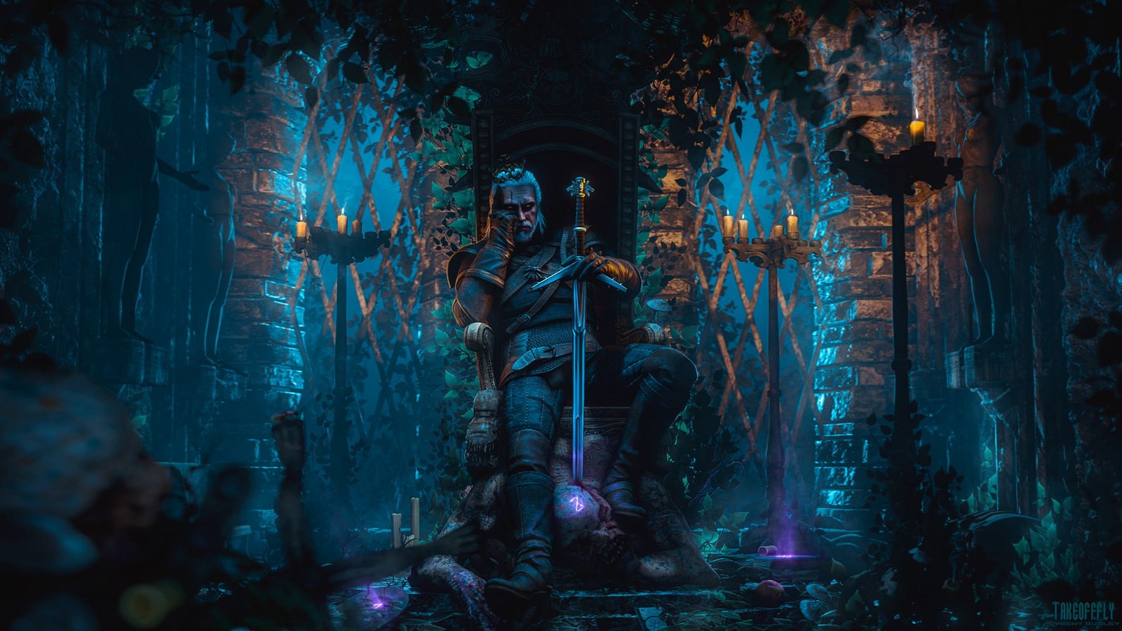 Geralt Of Rivia The Witcher 3 2k