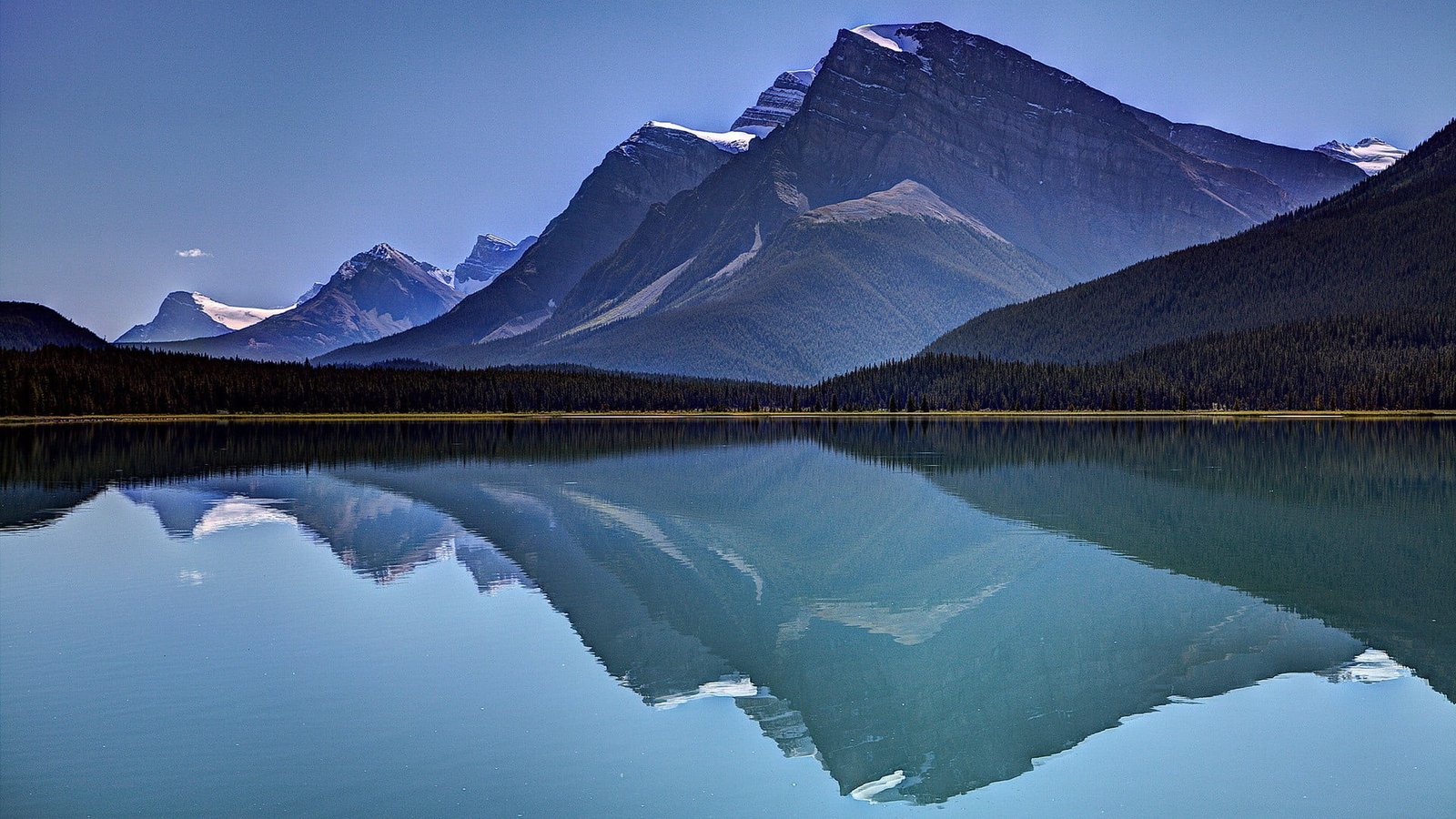 mountains and body of water nature landscape lake trees forest 2k
