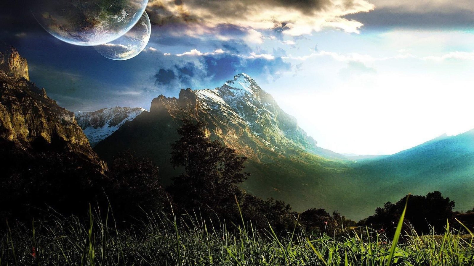 Other Planet mountain planeta montanha nature natureza and landscapes 2k
