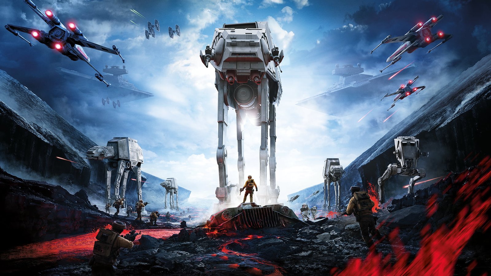 Star Wars spaceship illustration Battlefront video games 2k