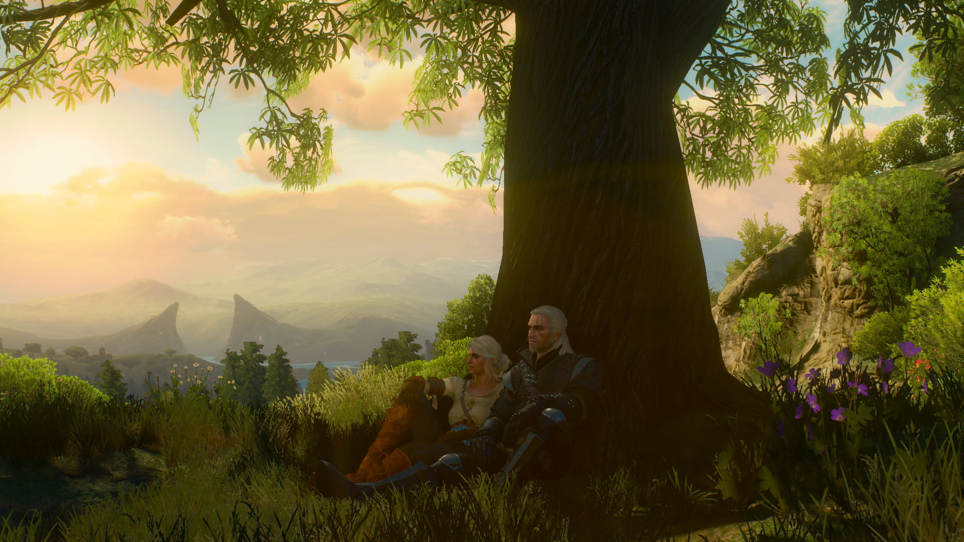 The Witcher 3 video games screen shot Toussaint 2k