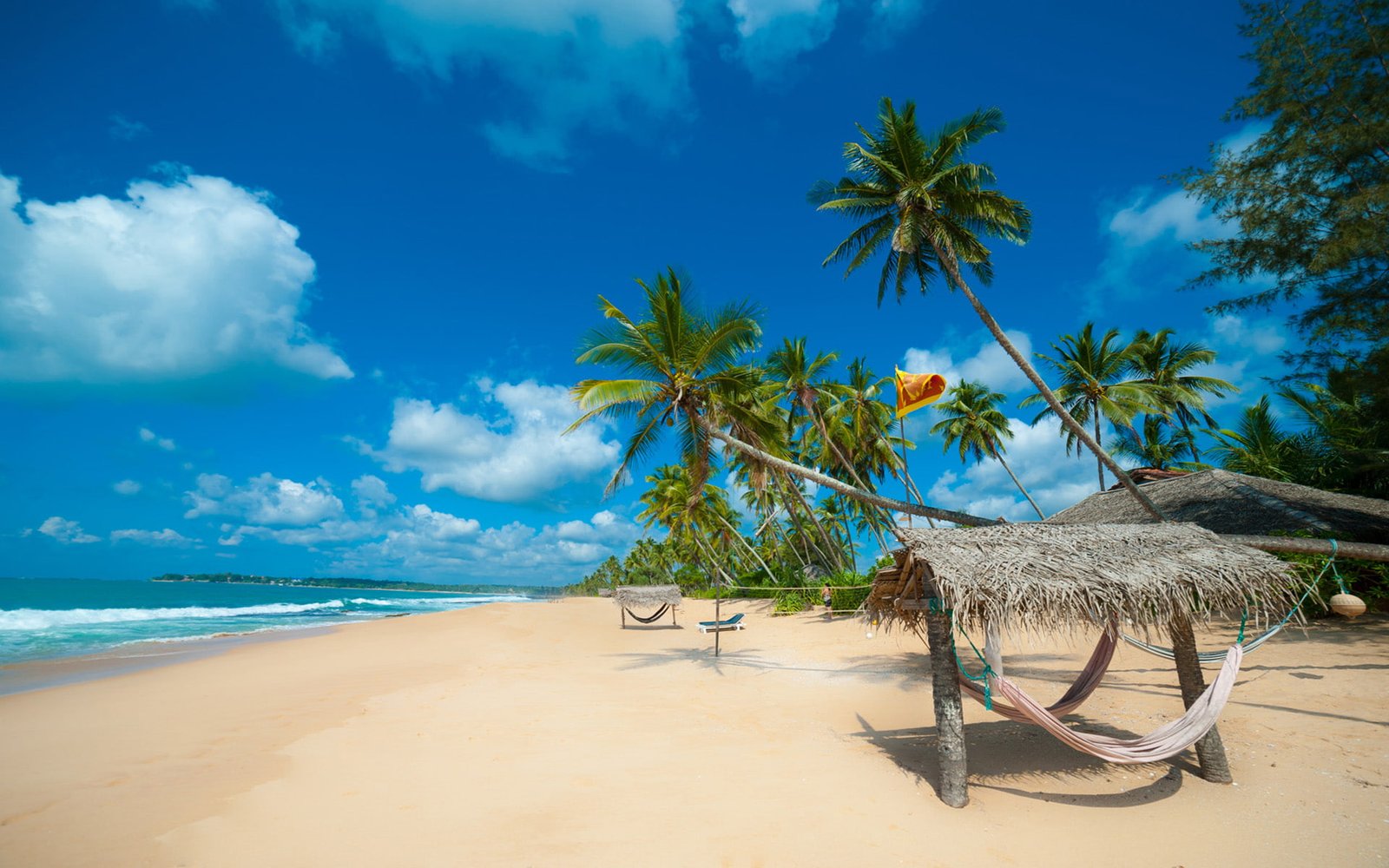 Tropical Sand Beaches In Sri Lanka Indian Ocean Photo Wallpaper Hd 2k