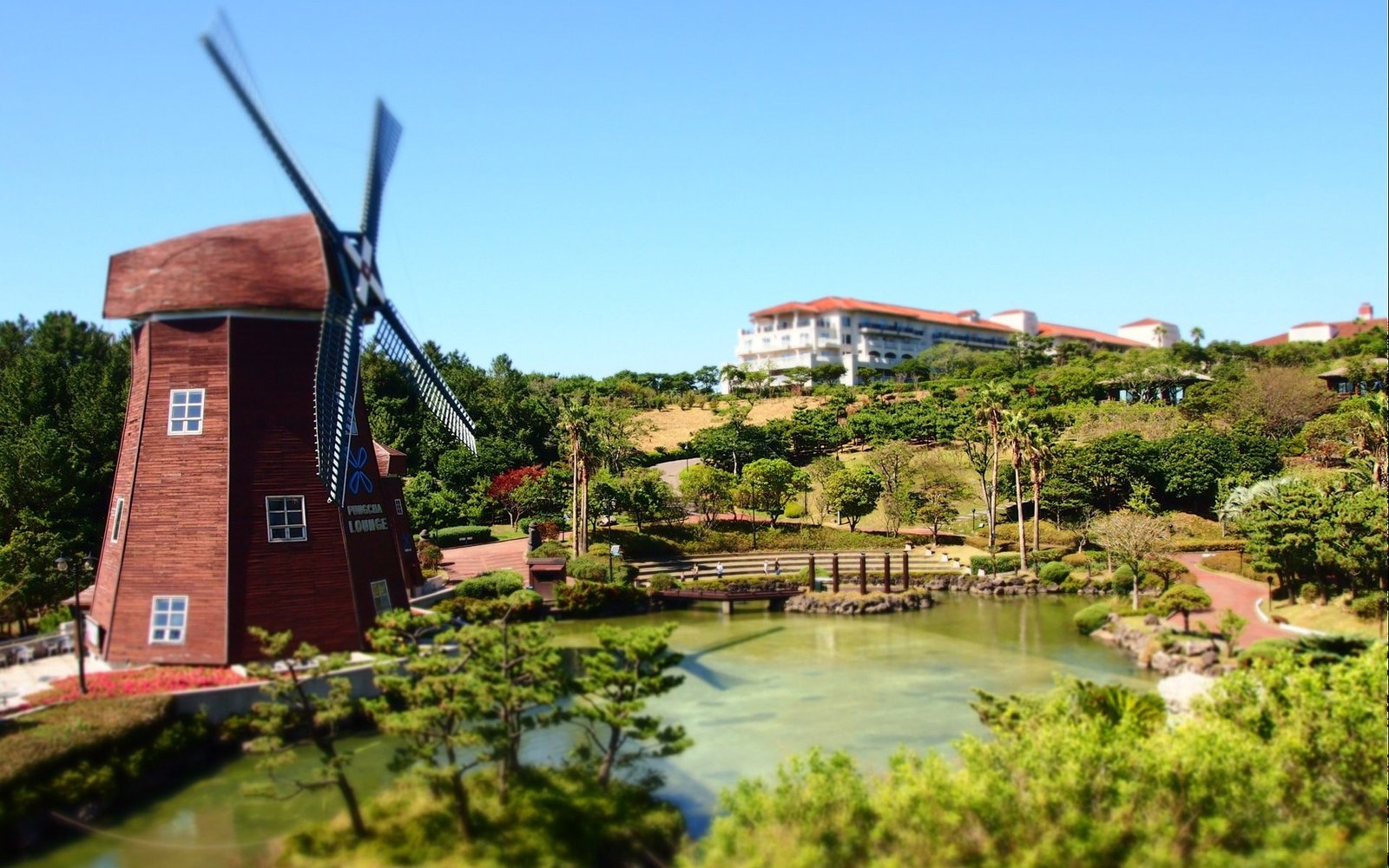 Korea Jeju Island travel scenery Wallpaper 12 built structure 2k