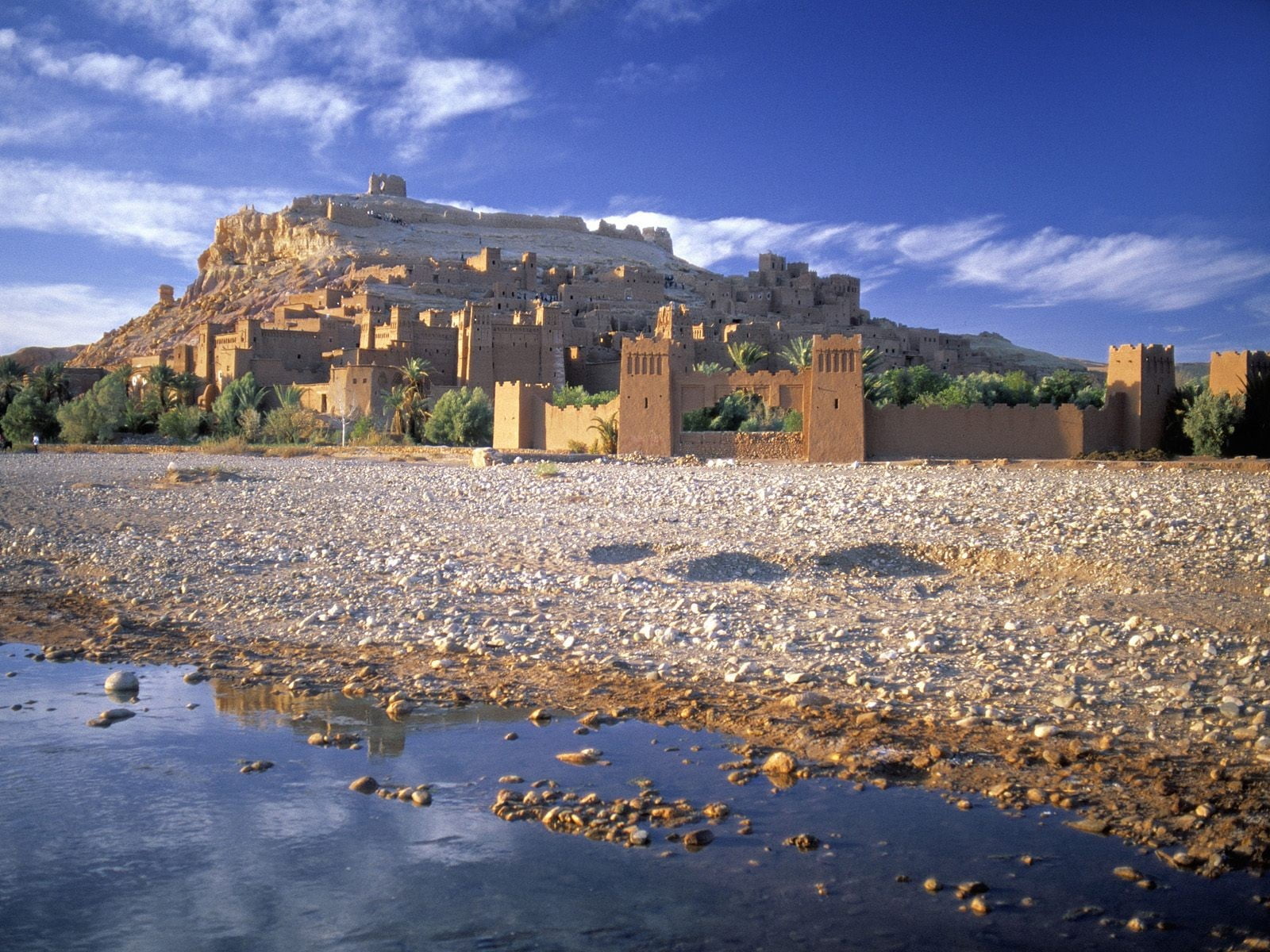 Africa nature landscape kasbah ait ben haddou Morocco Ouarzazate 2k