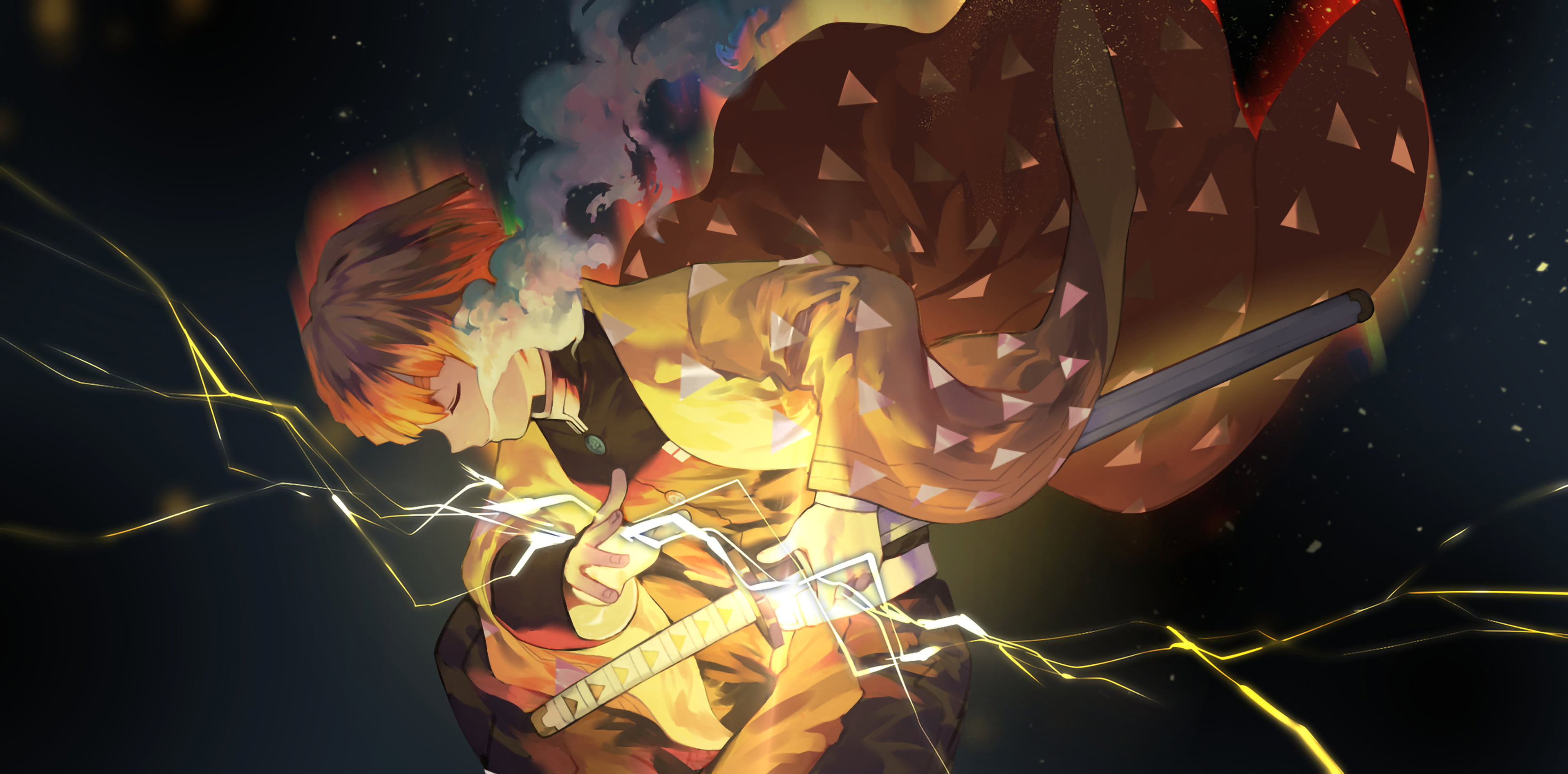 Anime Demon Slayer Kimetsu no Yaiba Zenitsu Agatsuma 15 2k