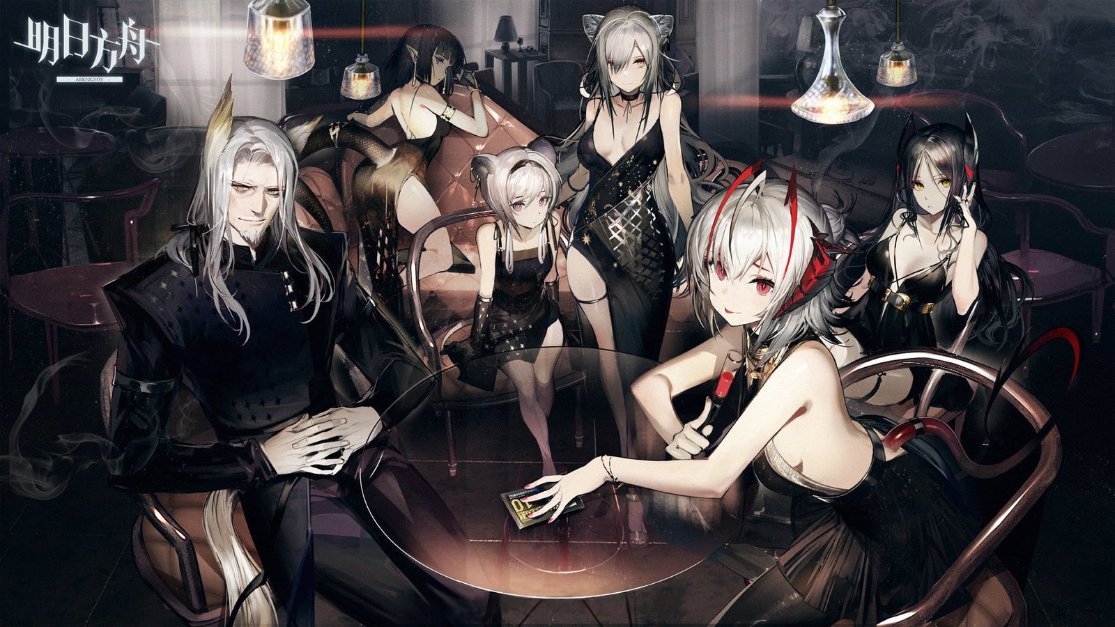 Arknights Hellagur Ines Schwarz 2k