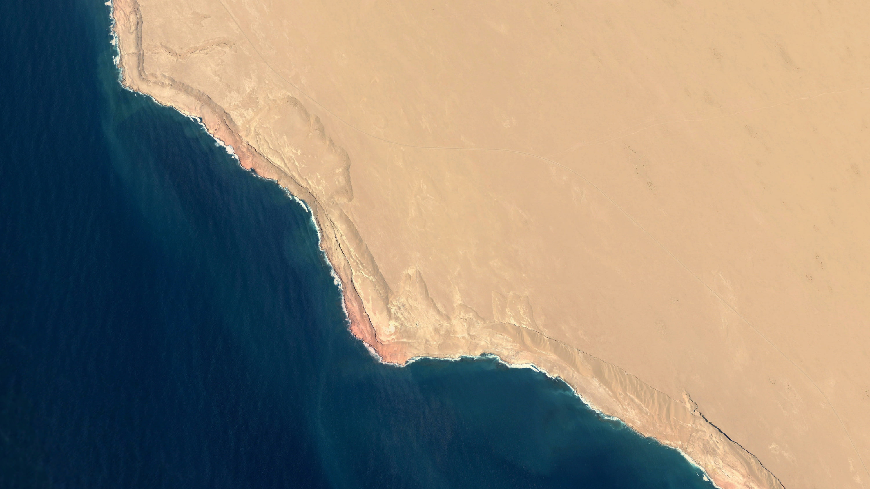 Earth google coastline 2k