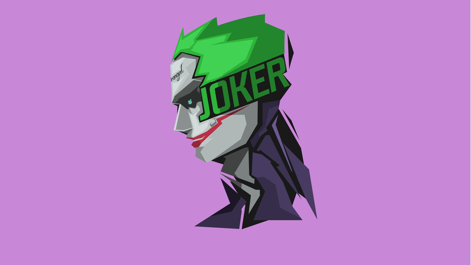 joker minimalism hd artwork artist digital art 2k 4k 5k 8k