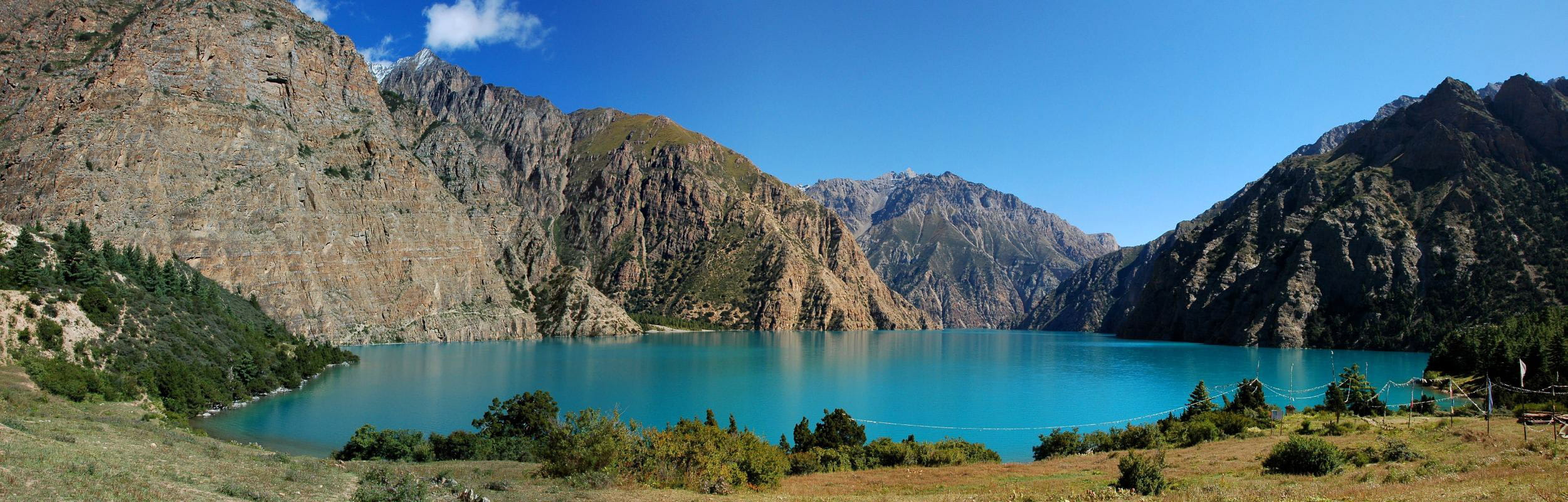 Phoksundo Lake in landscape Nepal photos landscapes majestic 2k