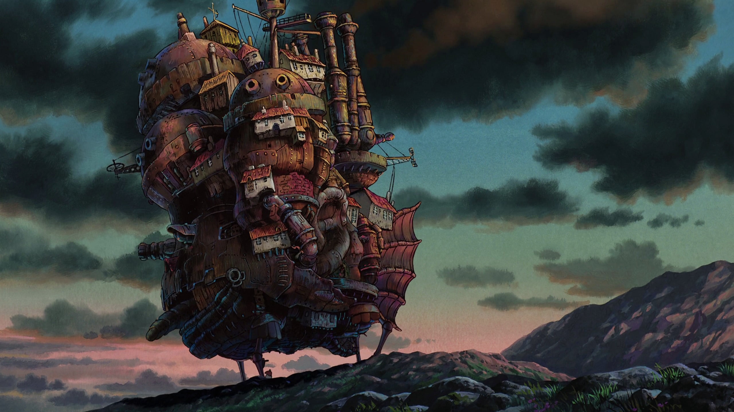 Studio Ghibli anime Hauru no Ugoku Shiro Howl's Moving Castle 2k