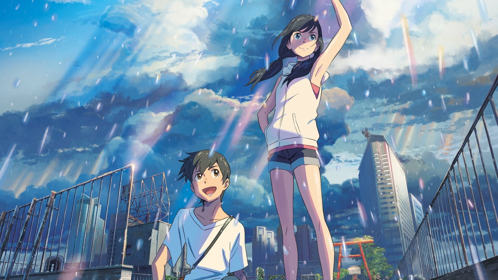 Weathering With You Hodaka Morishima Hina Amano anime boys 2k