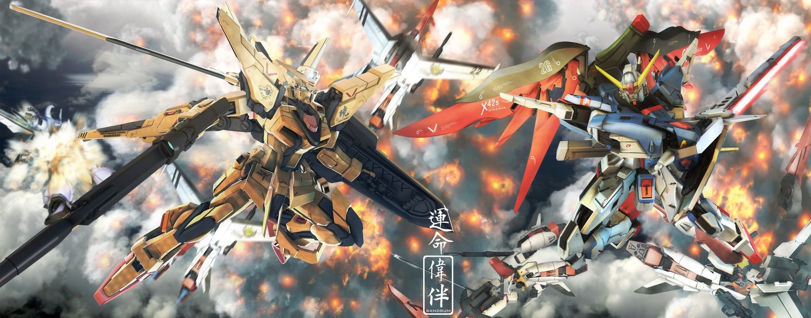 anime Mobile Suit Gundam close up no people nature outdoors 2k