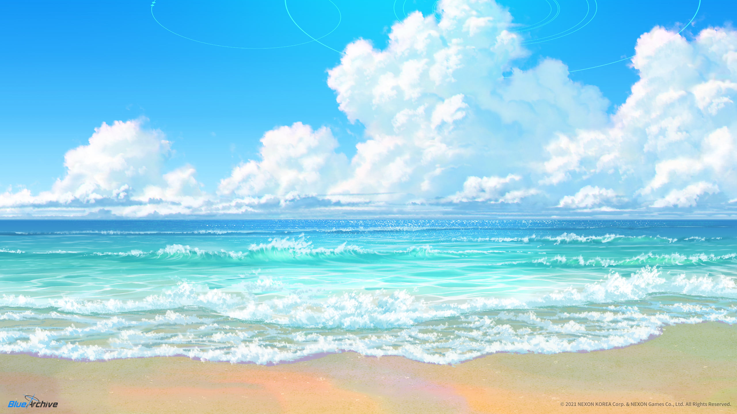 blue archive beach 2k