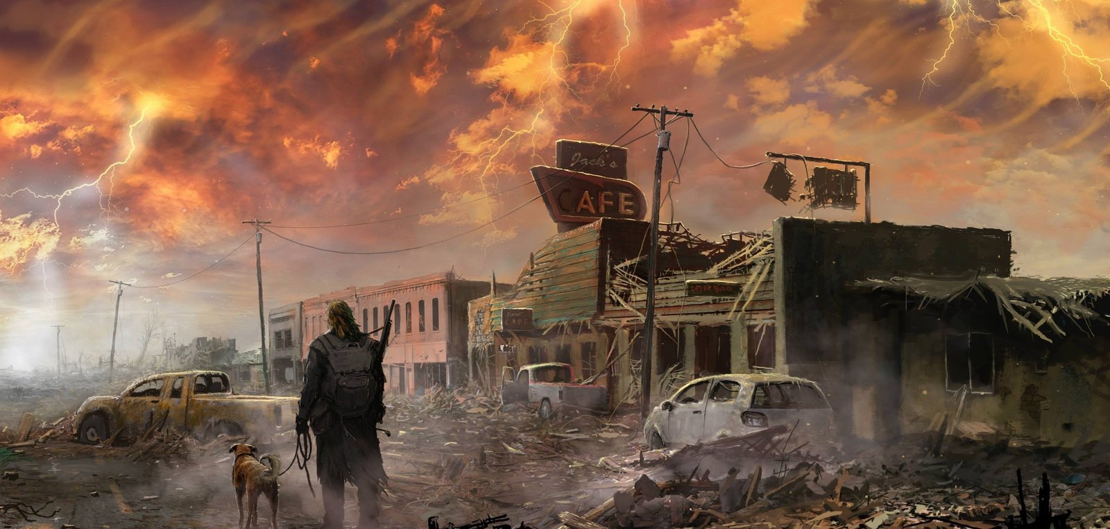 game application digital wallpaper artwork apocalyptic art 2k
