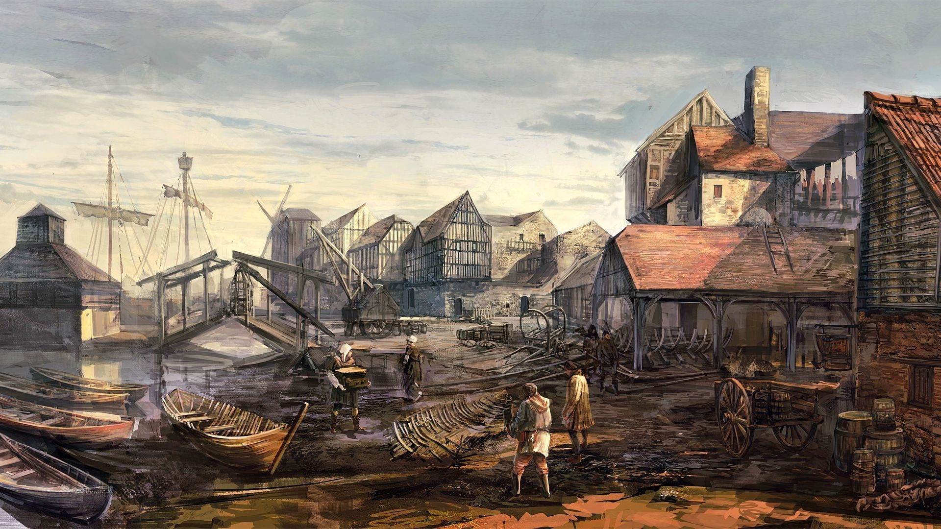 Concept Art The Witcher 3 Wild Hunt video games 2k