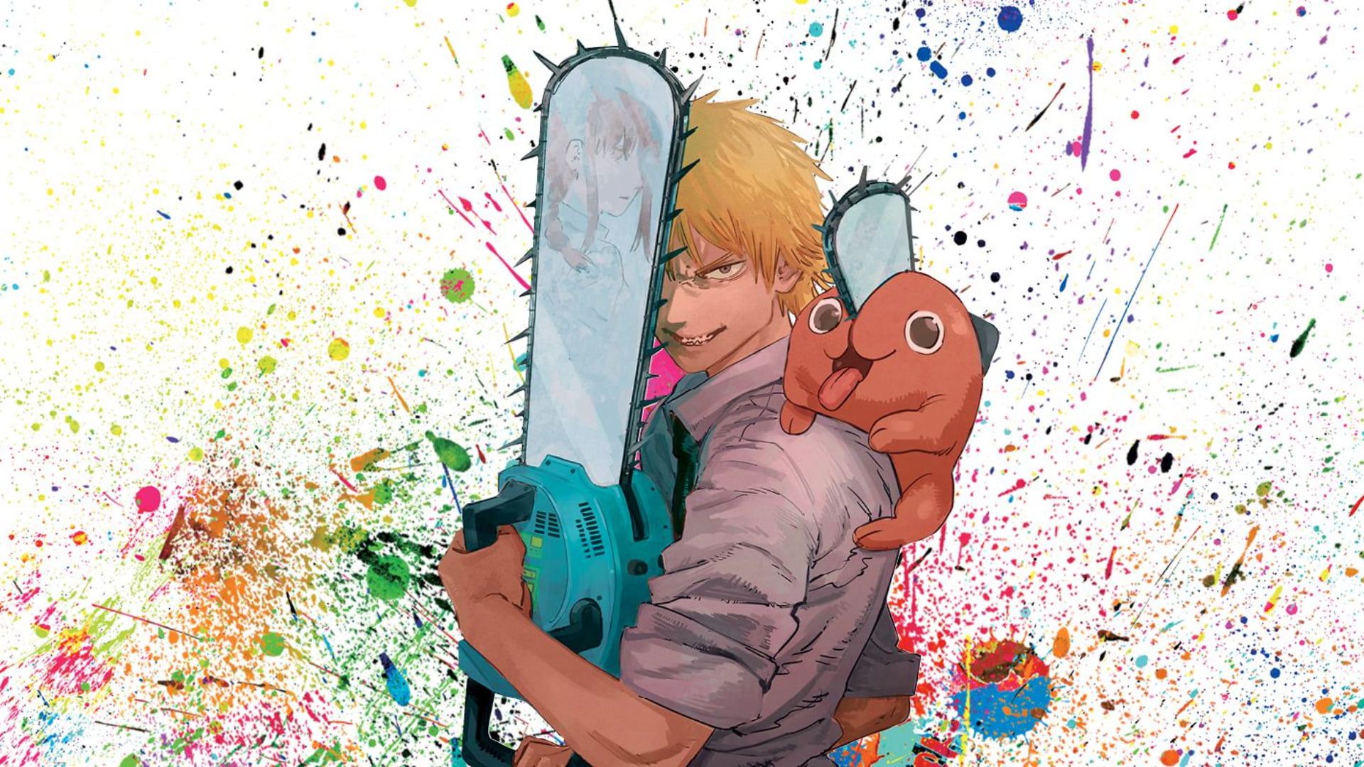 Denji Chainsaw Man Pochita chainsaws anime 2k