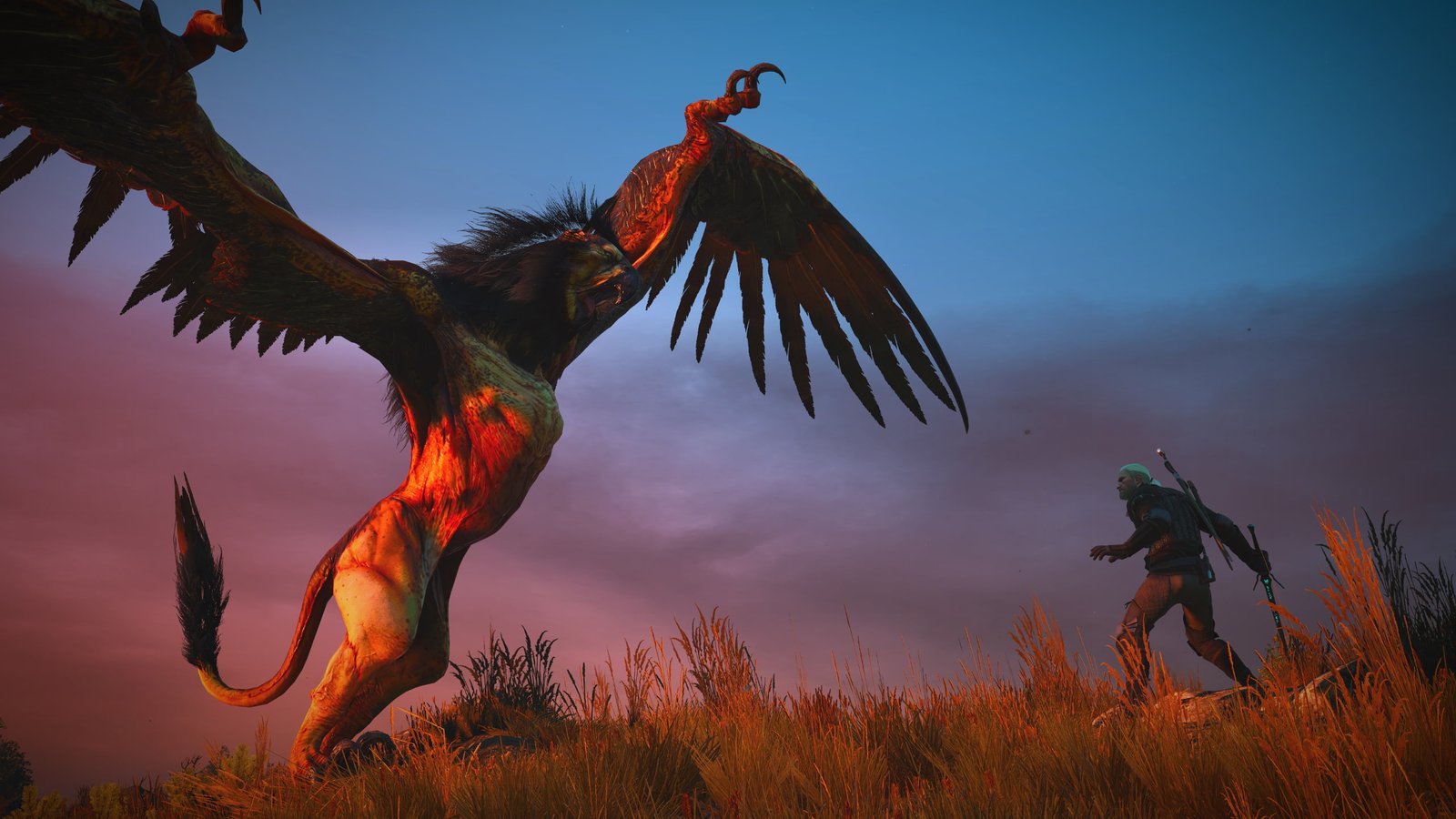Griffins Geralt of Rivia The Witcher 3 Wild Hunt 2k