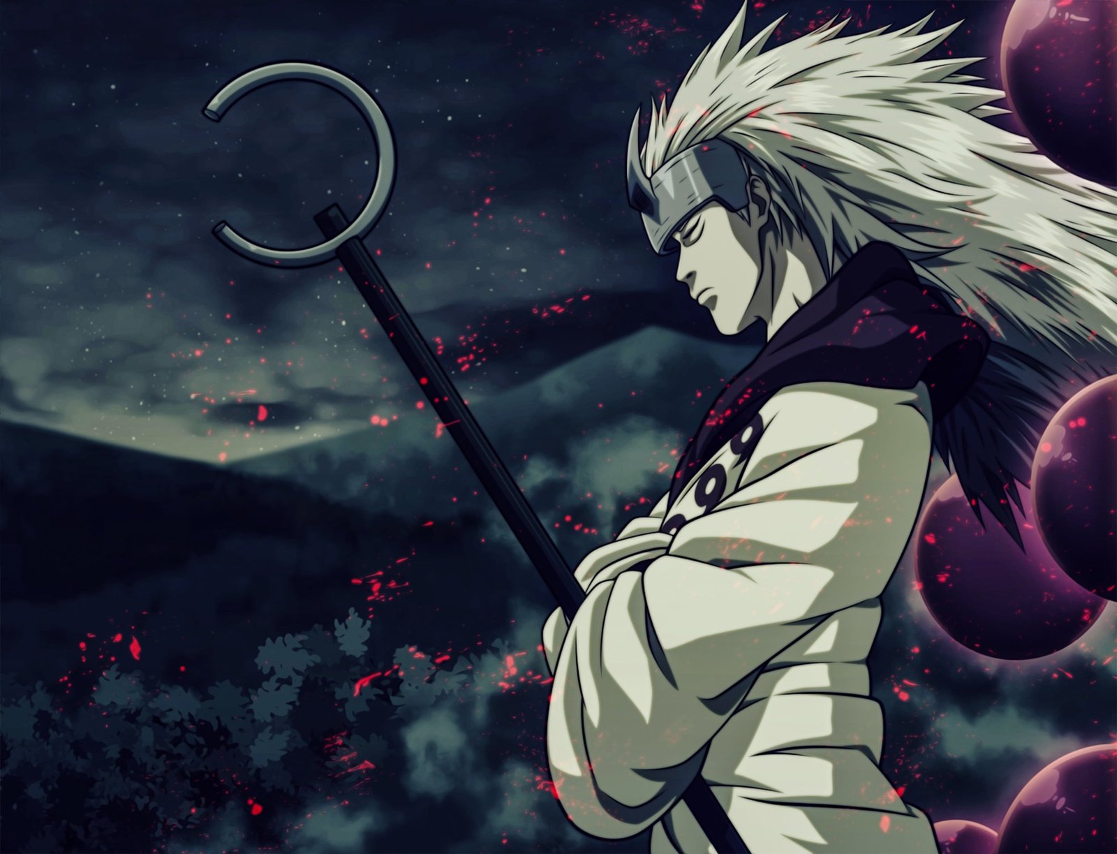 Naruto Shippuden Madara illustration Akatsuki Tobi Power Uchiha 2k