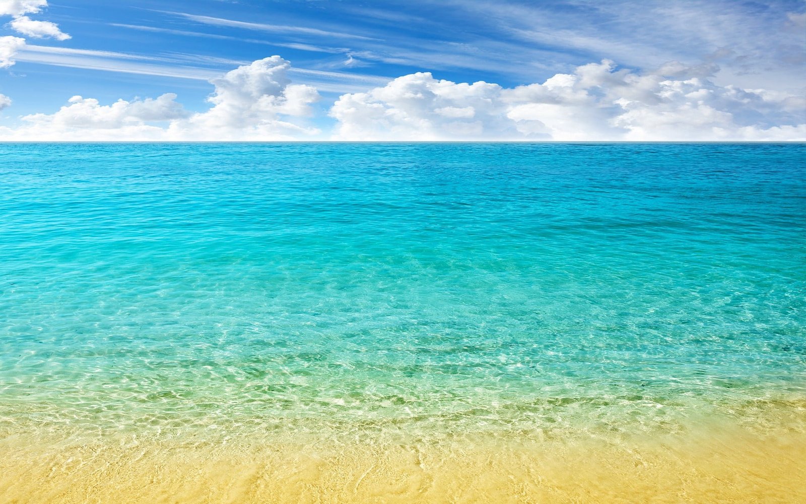 nature landscape sea beach horizon Caribbean tropical 2k