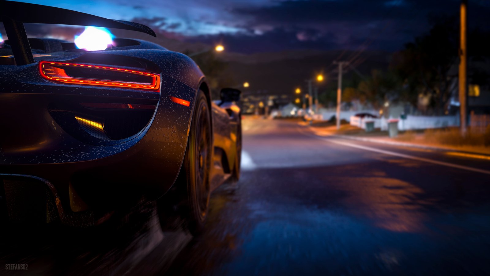 time lapsed photography of black luxury car on asphalt road during night 2k 4k