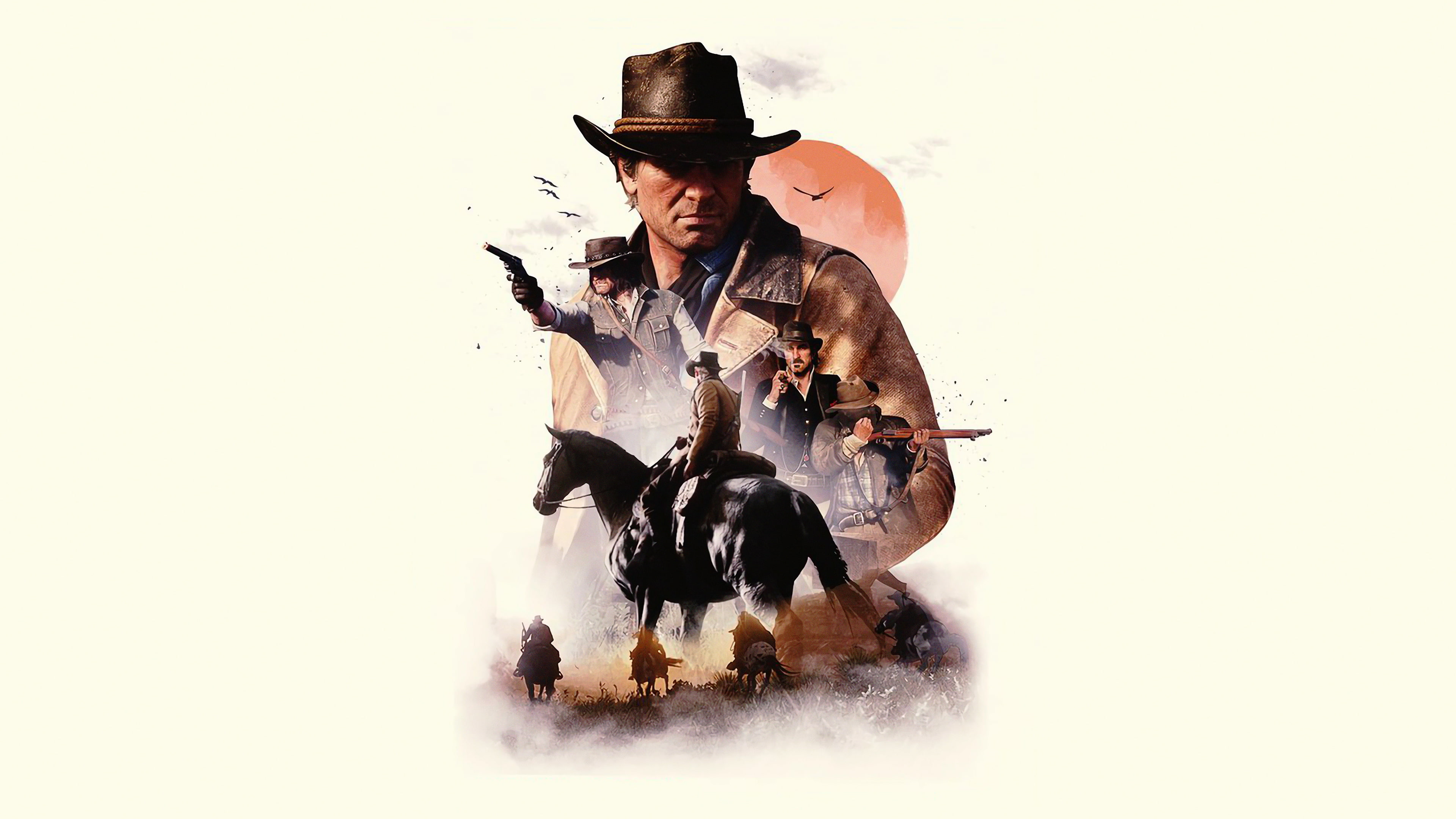 video games Video Game Art Red Dead Redemption 2 2k 4k