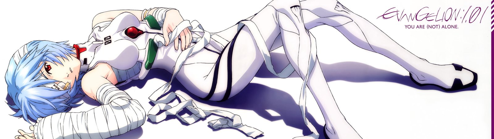 ayanami rei neon genesis evangelion anime manga multiscreen girls Anime Evangelion HD Art 2k 4k