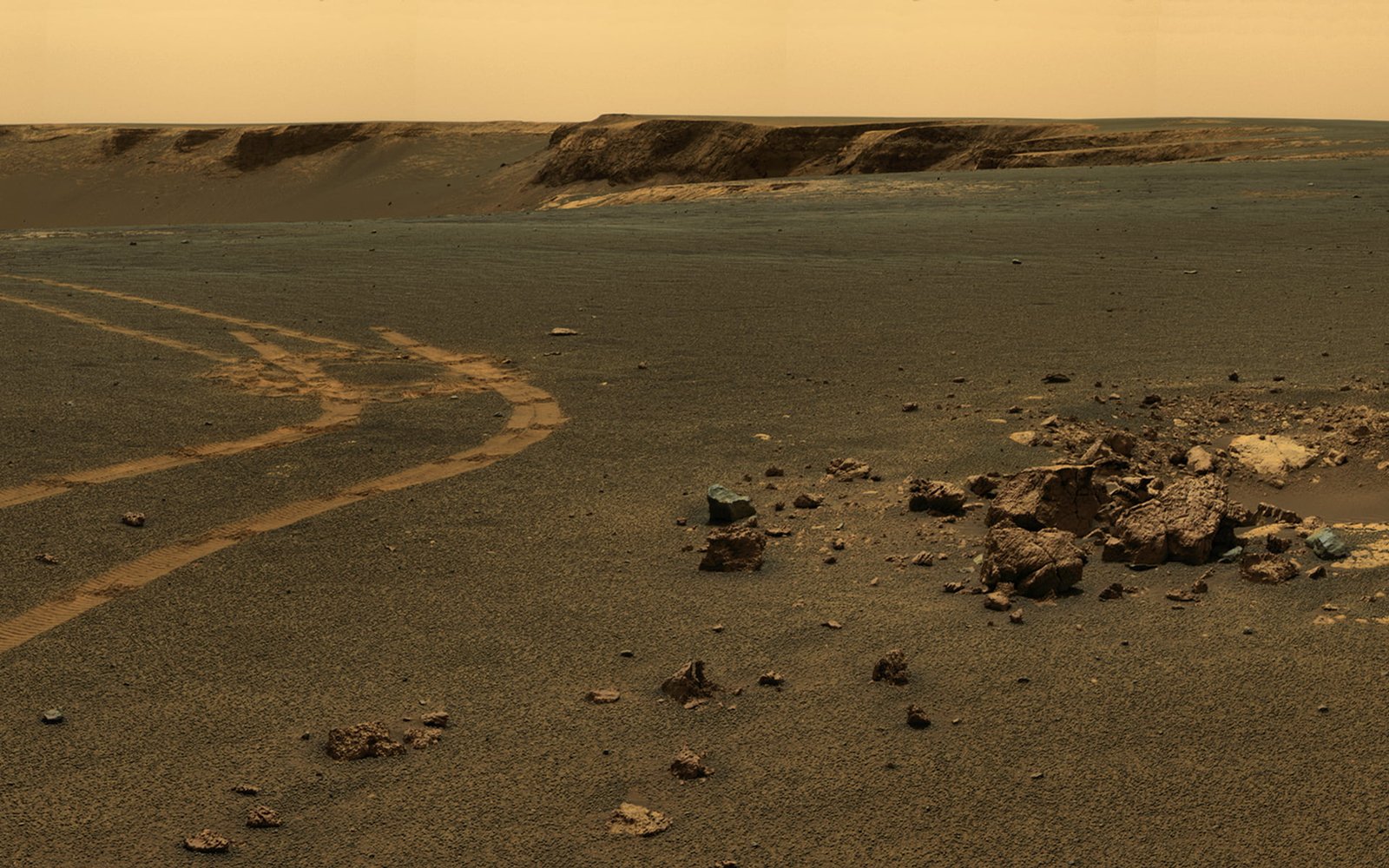 brown and black wooden table science Mars Curiosity land 2k