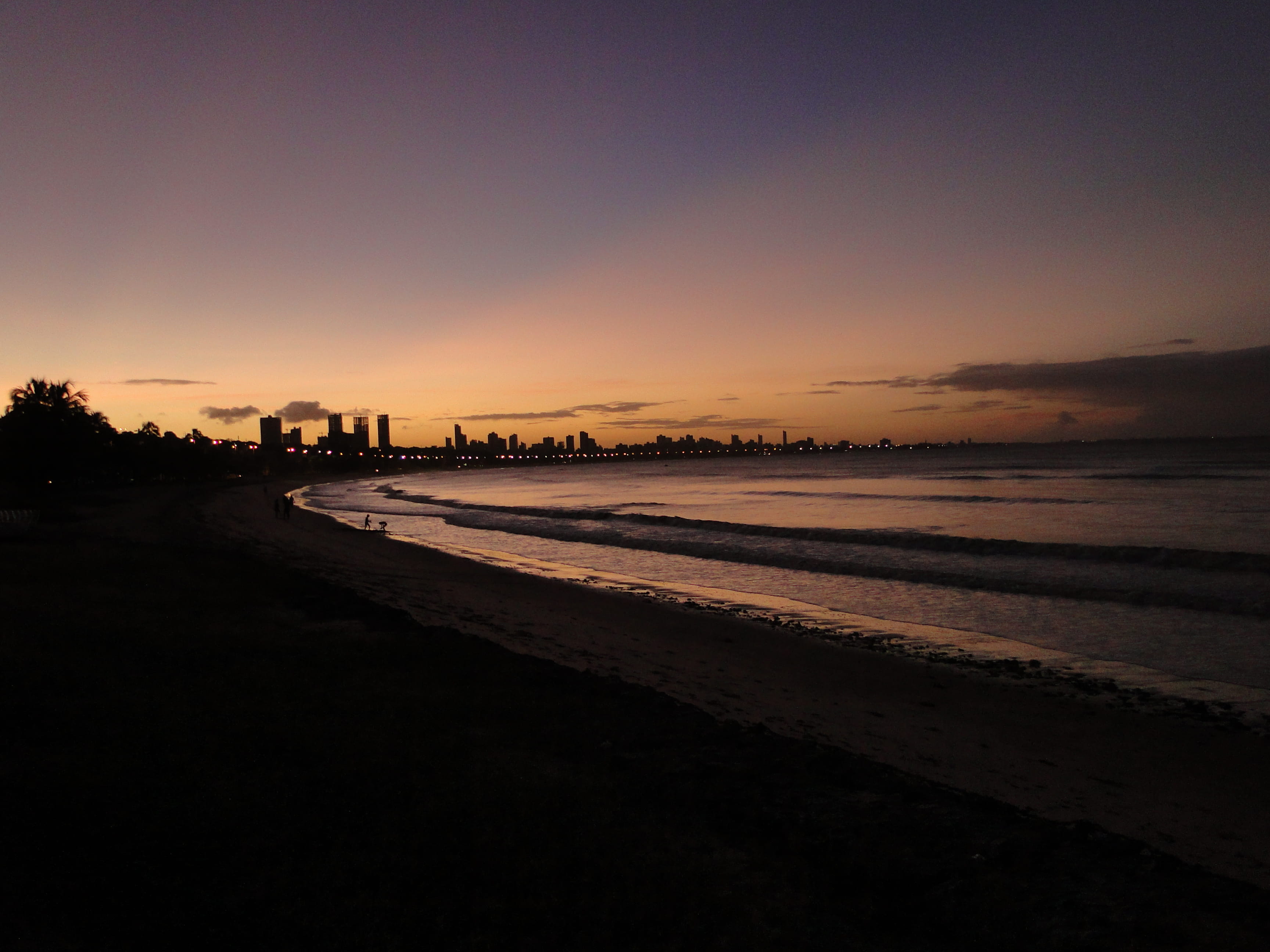 brazil jo o pessoa cabo branco sunset sky water sea 2k