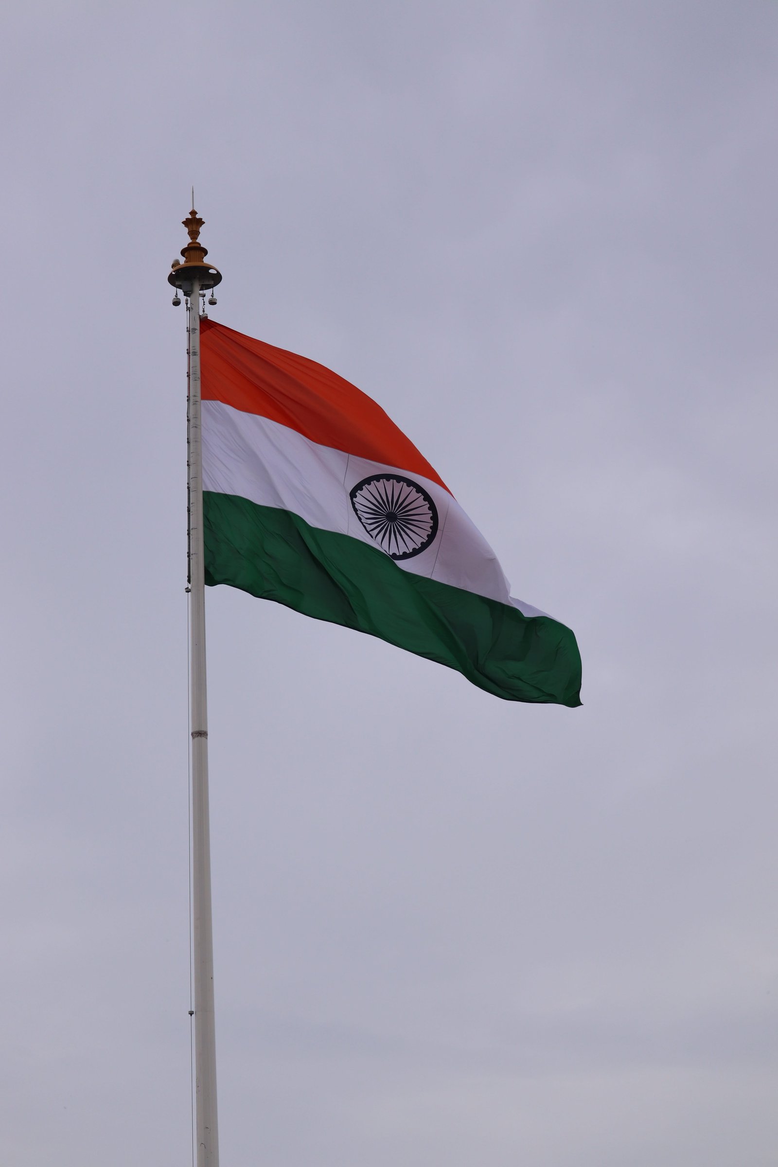flag india nature indian people stand landscape 2k 4k