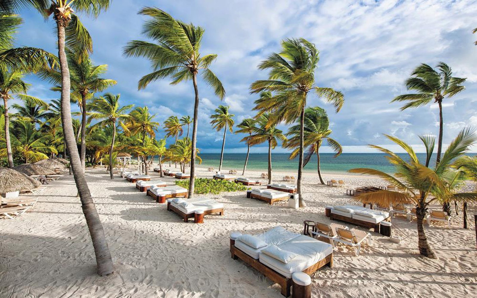 Catalonia Bavaro Beach With Palm Punta Cana Dominican Republic Desktop Wallpaper Download Free 2k