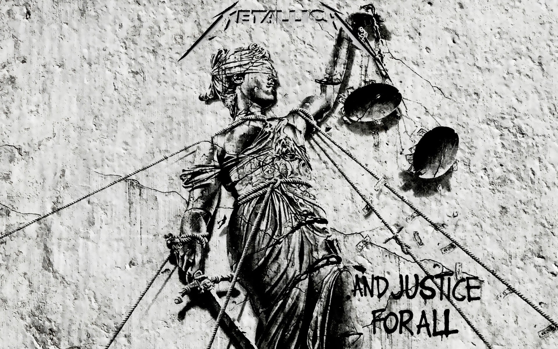 Justice logo Metallica album covers heavy metal thrash 2k