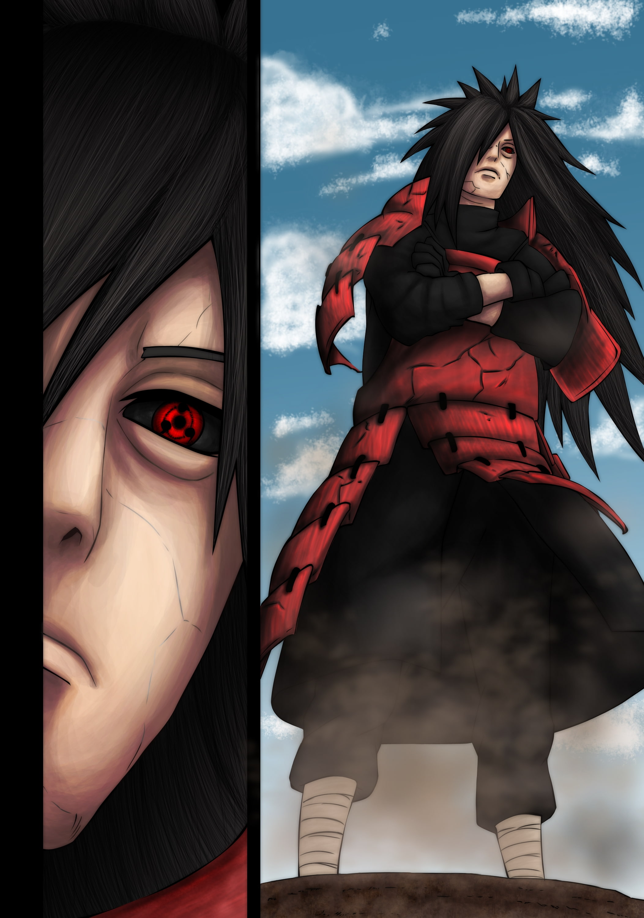 naruto shippuden sharingan uchiha madara edo tensei Anime Naruto HD Art 2k
