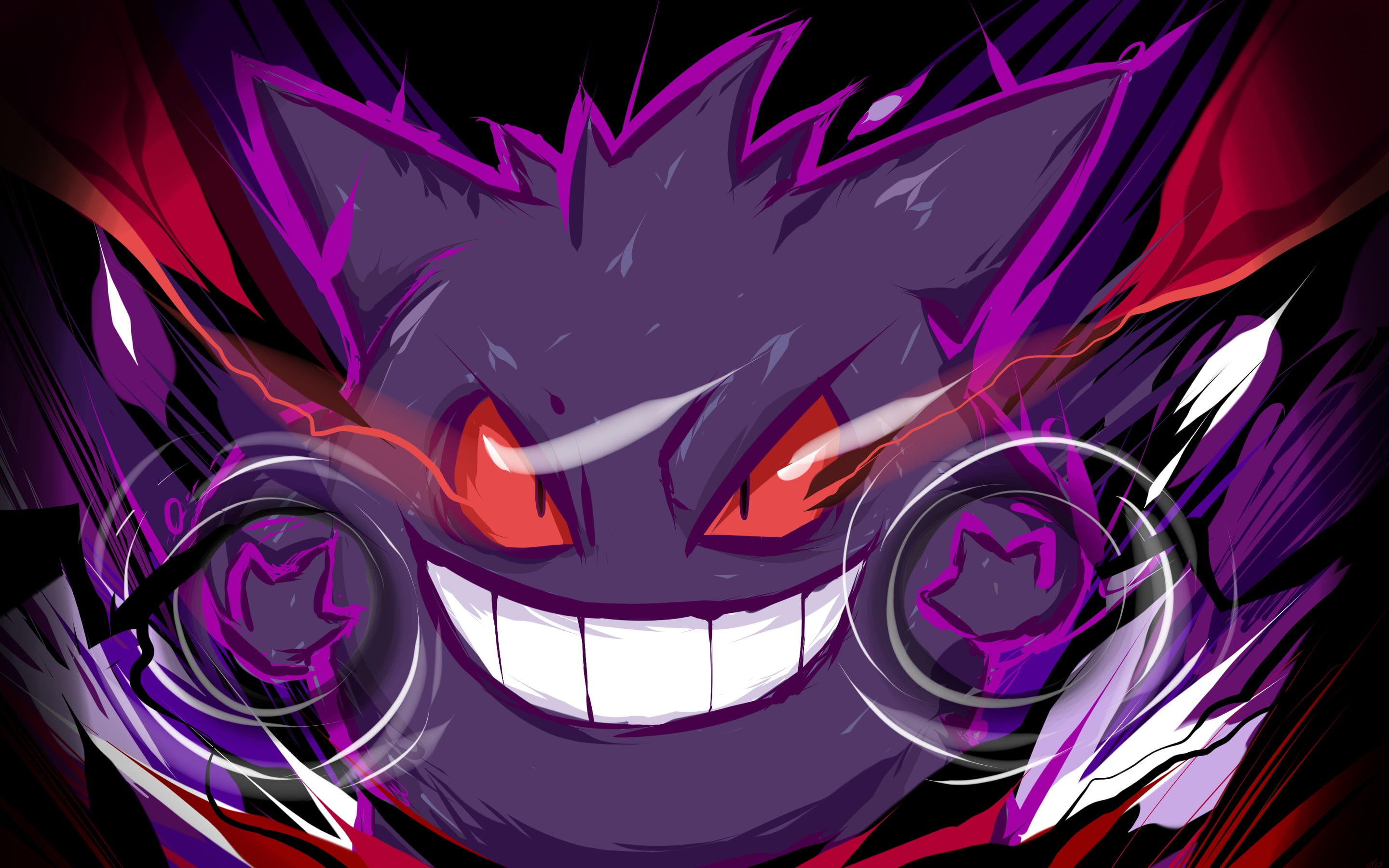 Pokemon Gengar illustration Pok mon multi colored art and craft 2k
