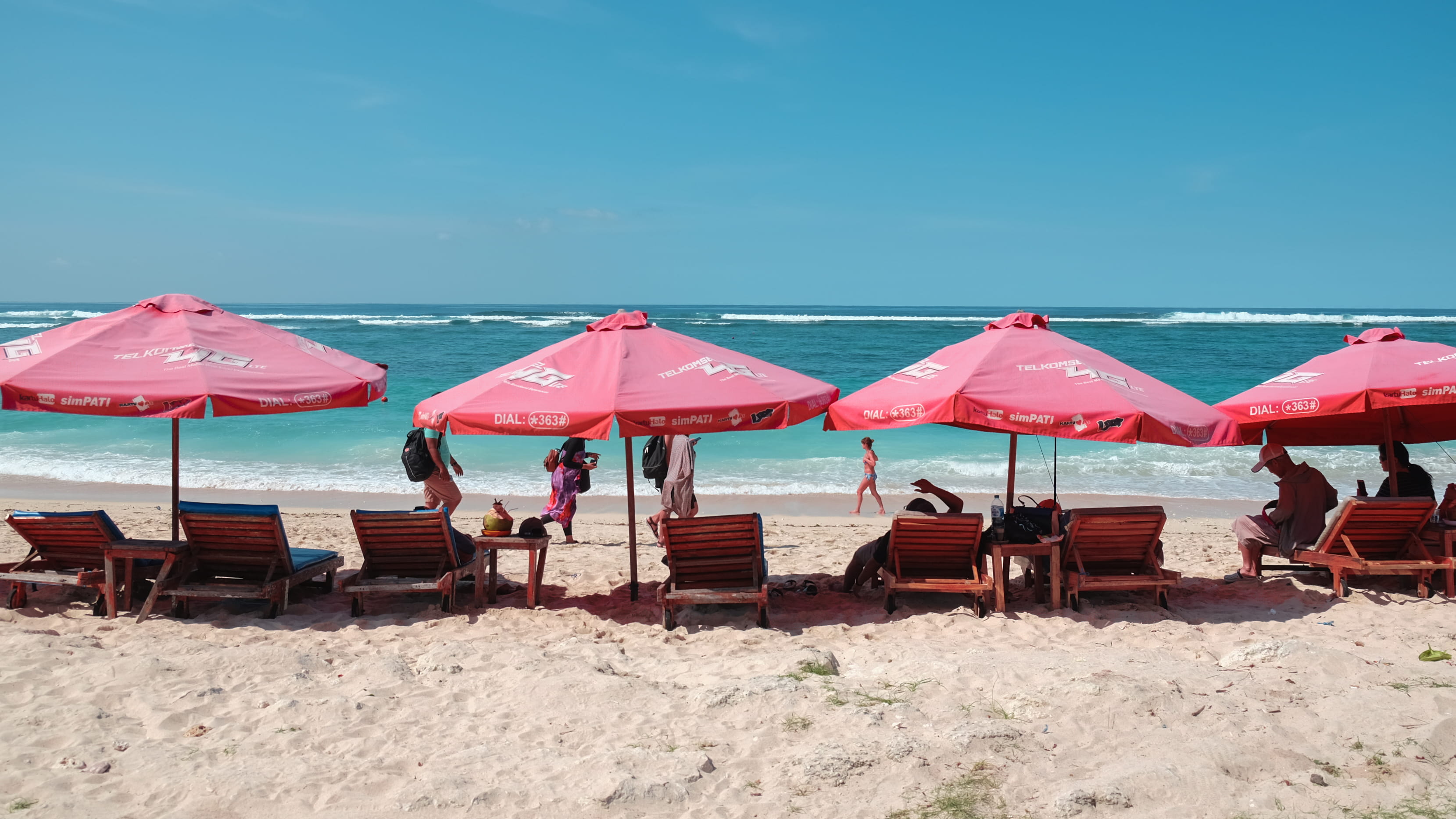 indonesia pandawa beach pantai bali sea sand water sky 2k