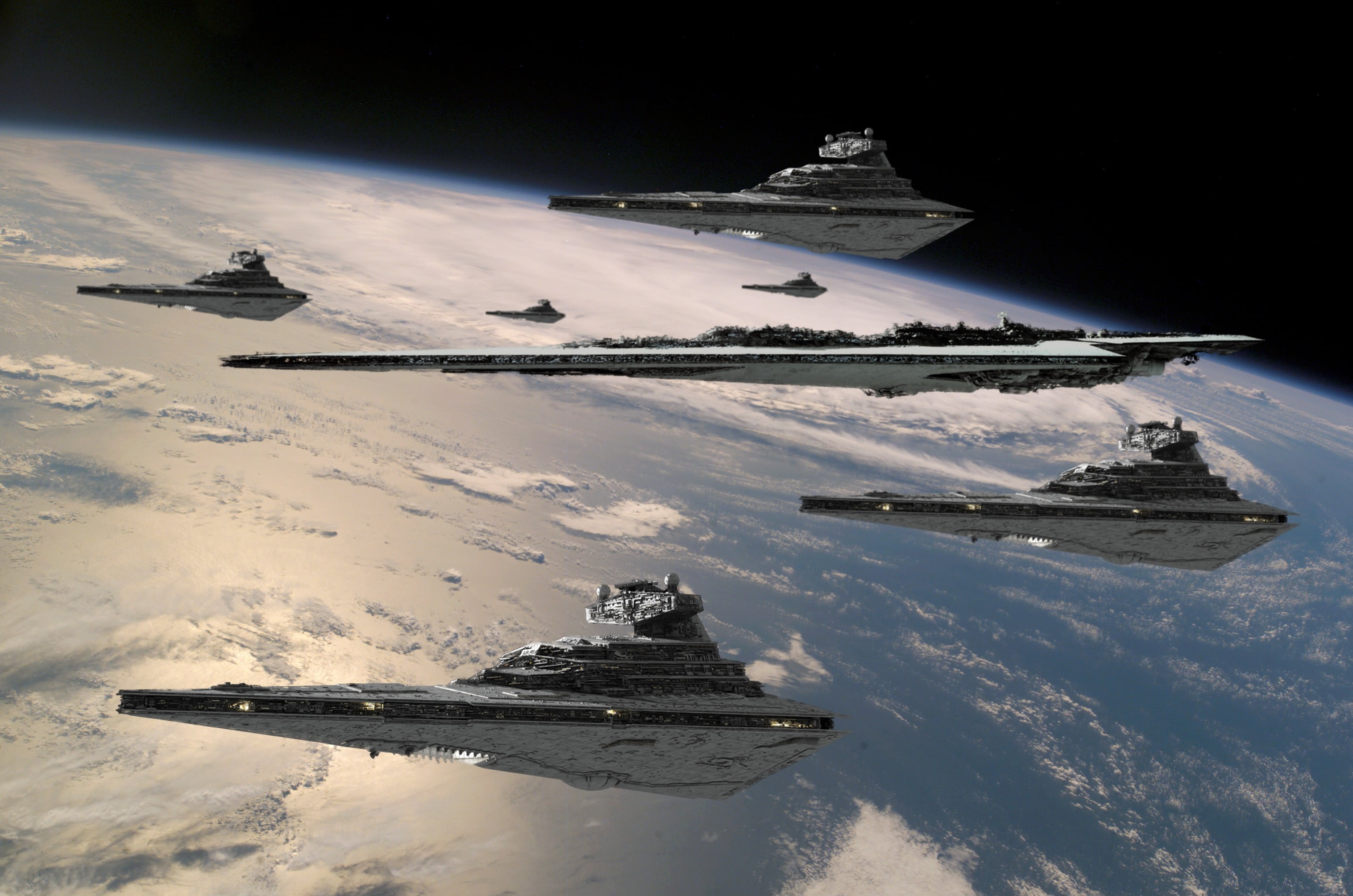 Star Destroyer wallpaper Wars snow cold temperature winter 2k