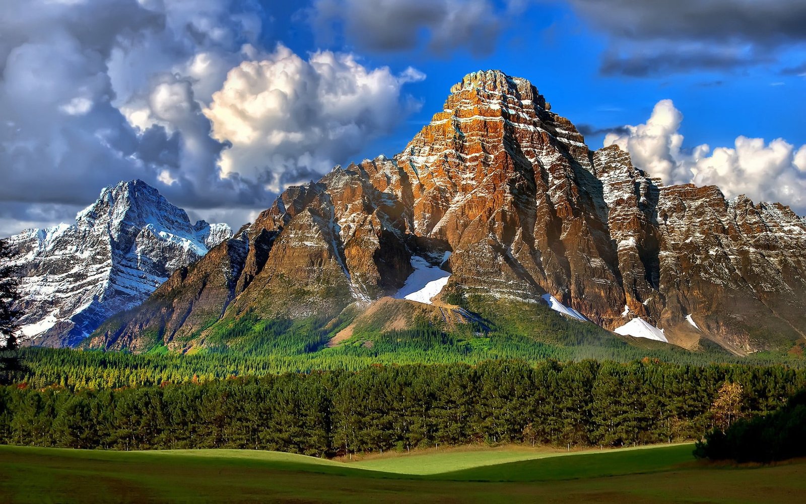 brown rocky mountain landscape mountains nature Rocky Mountains 2k