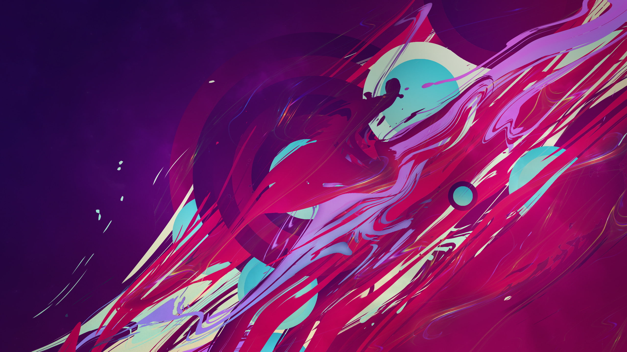 waves geometric HD wallpaers 2k