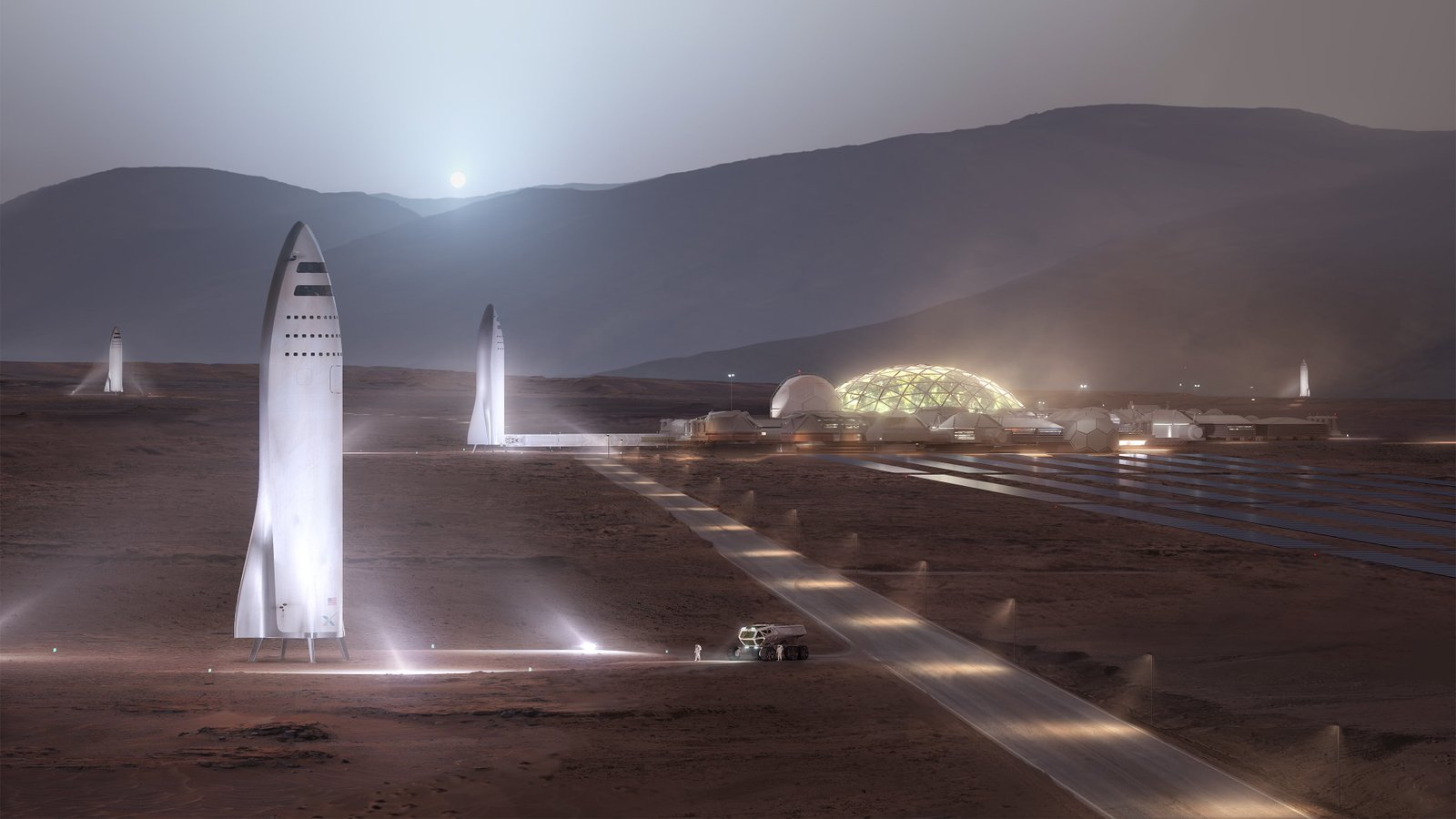 NASA Houston Texas space spaceship planet SpaceX mountain 2k 4k