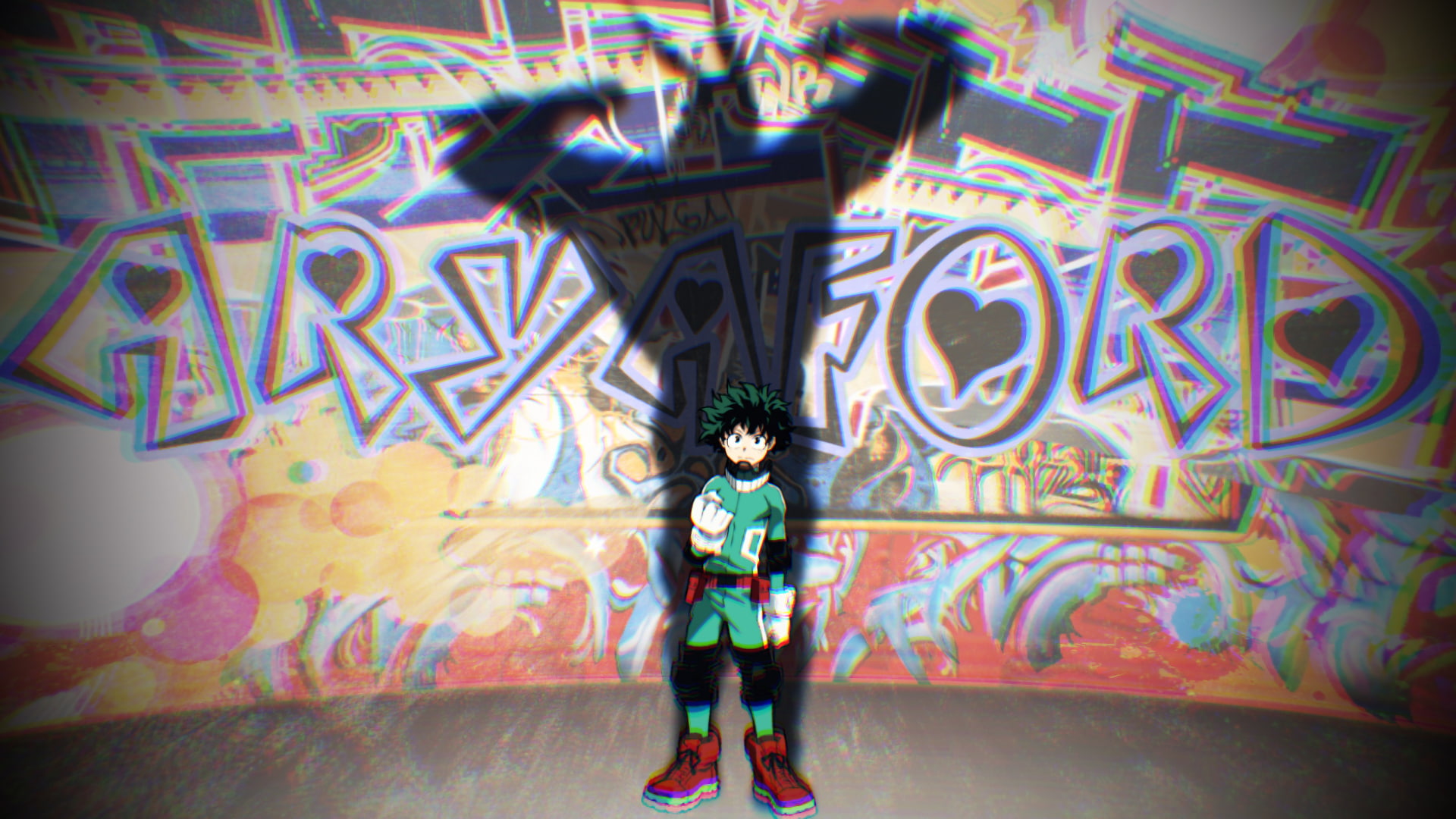 Boku no Hero Academia Midoriya Izuku all might full length 2k