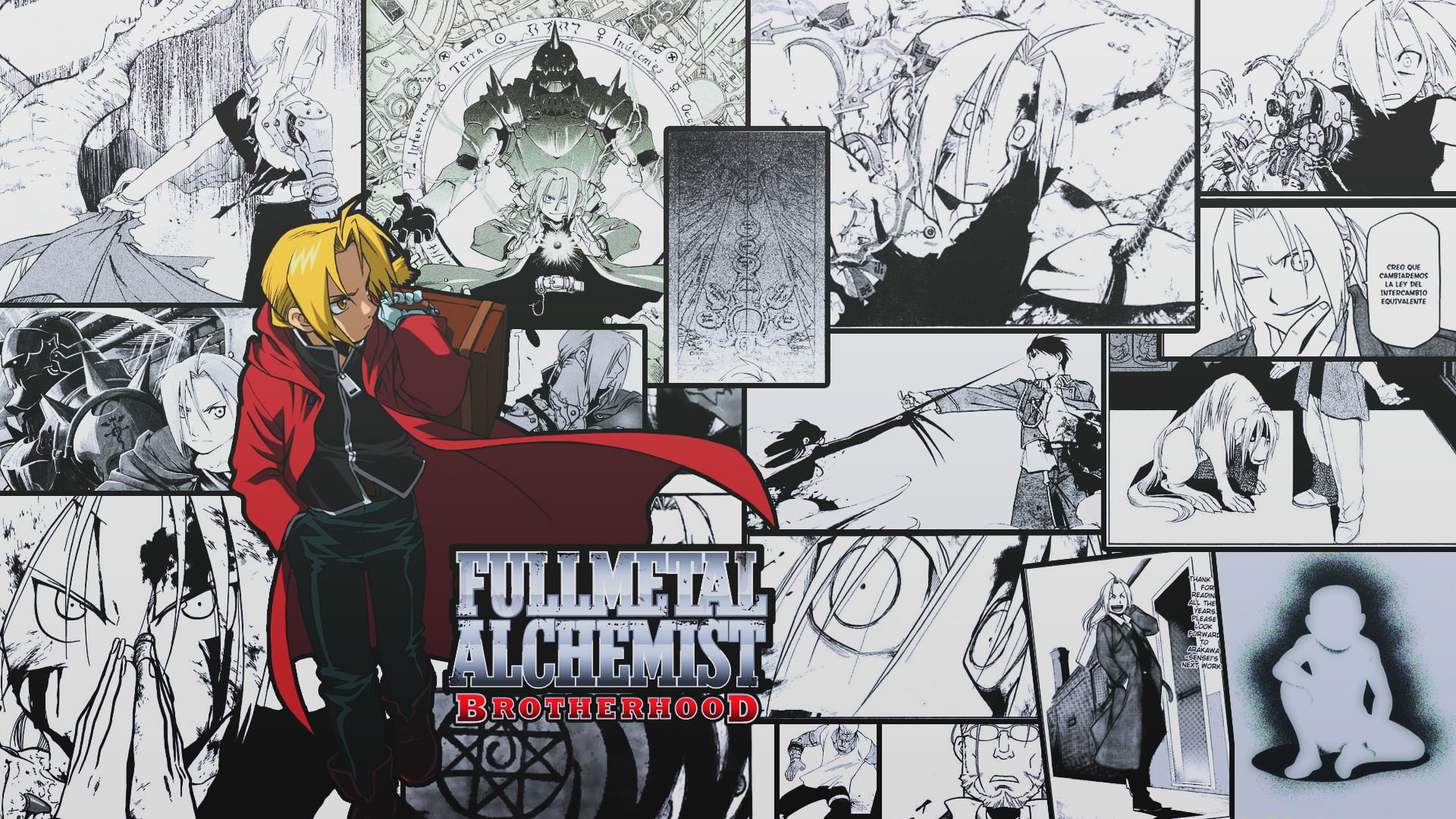 Full Metal Alchemist Elric Edward manga representation human 2k