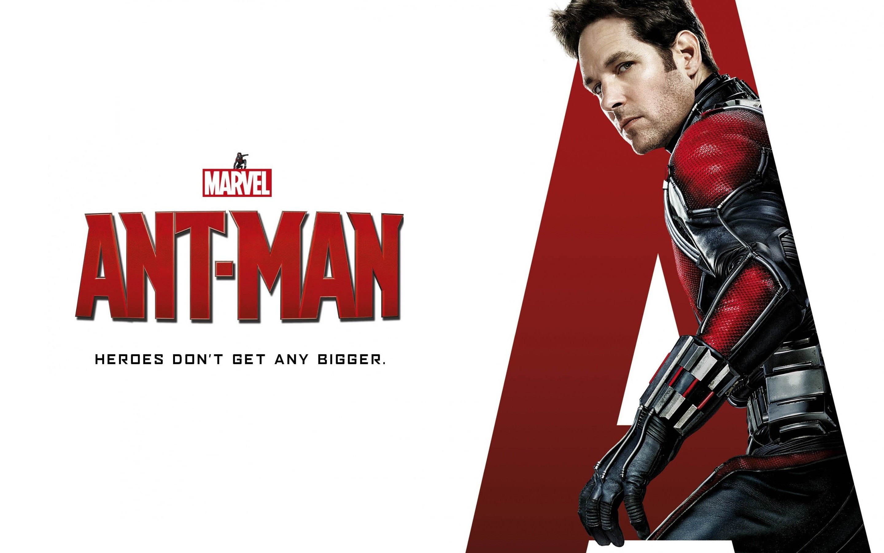 Ant Man Marvel fantasy poster costume white background Walt Disney Pictures 2k