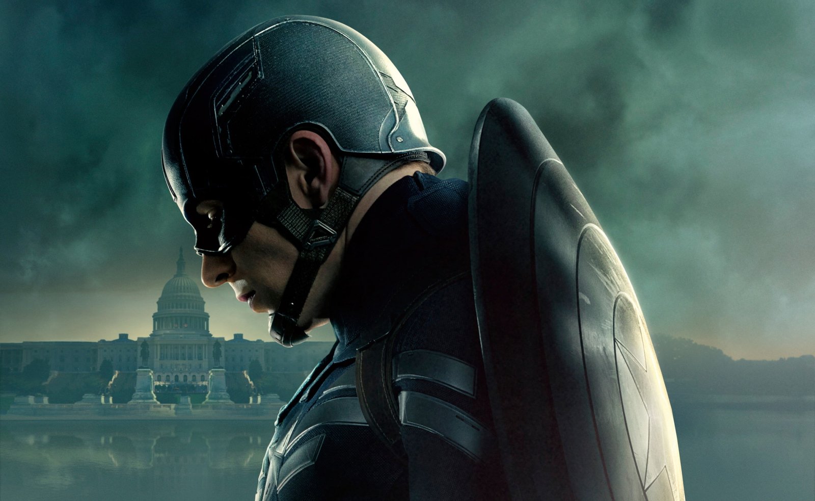 Captain America 2 Movie Marvel digital wallpaper 2k