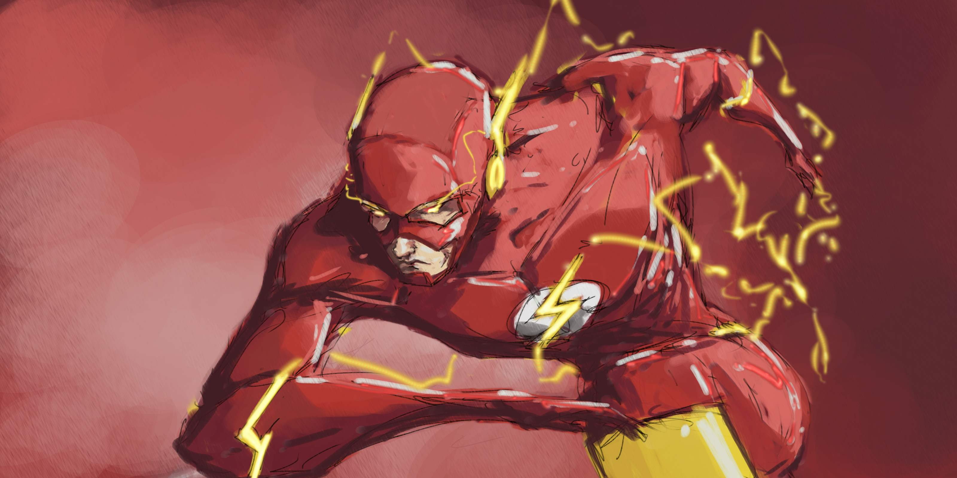 flash art hd digital superheroes deviantart 2k