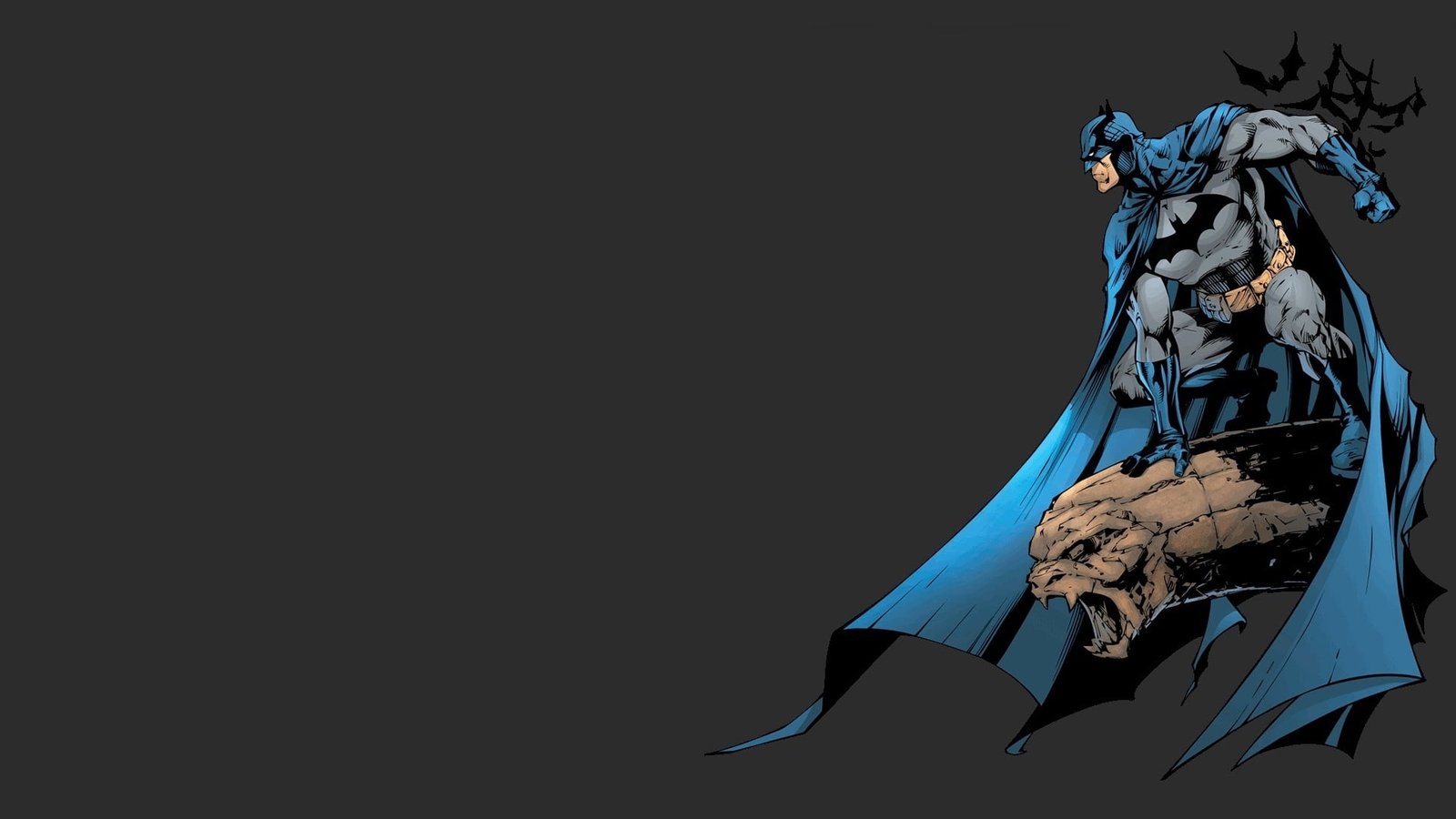 Batman character illustration bats superhero comic gargoyle 2k