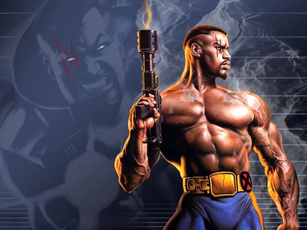 Bishop Comics Xmen Superheroes Marvel strength muscular build