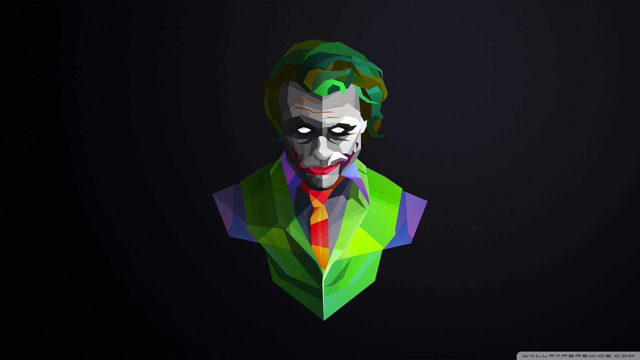 DC The Joker illustration Batman Justin Maller Chaos Chlown 2k